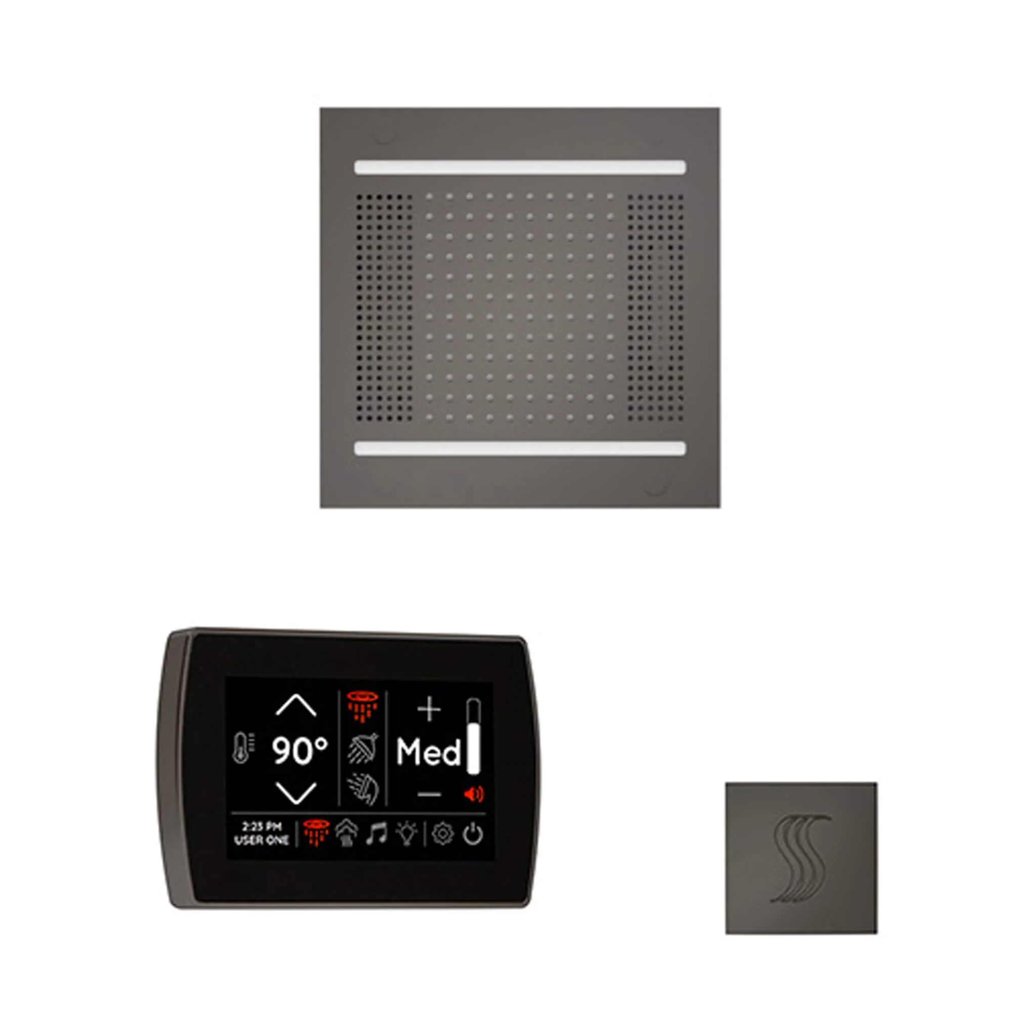 ThermaSol SignaTouch 5-Inch Display Steam Control Package With HydroVive Rainhead (SAK12821) - Image 5