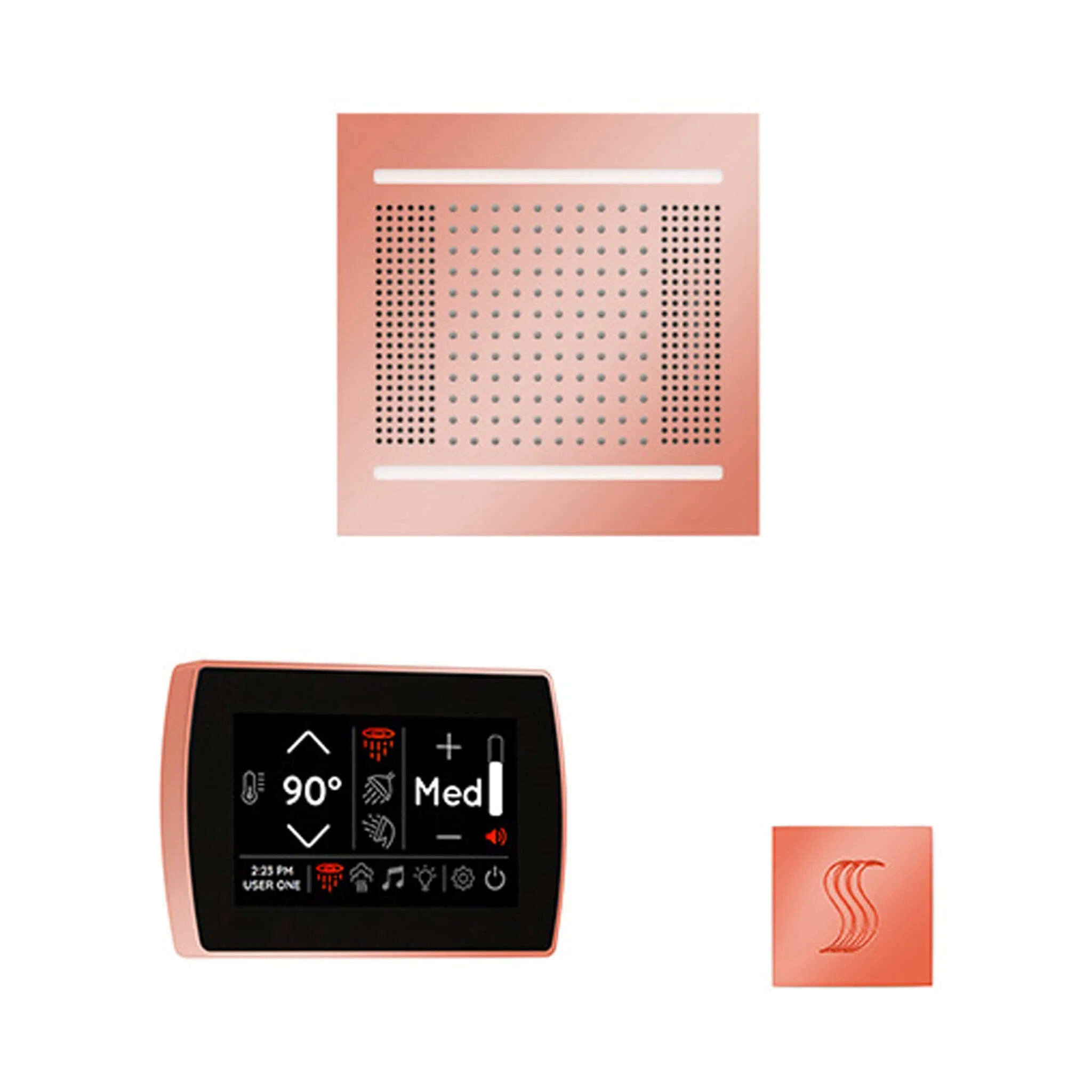 ThermaSol SignaTouch 5-Inch Display Steam Control Package With HydroVive Rainhead (SAK12821) - Image 6