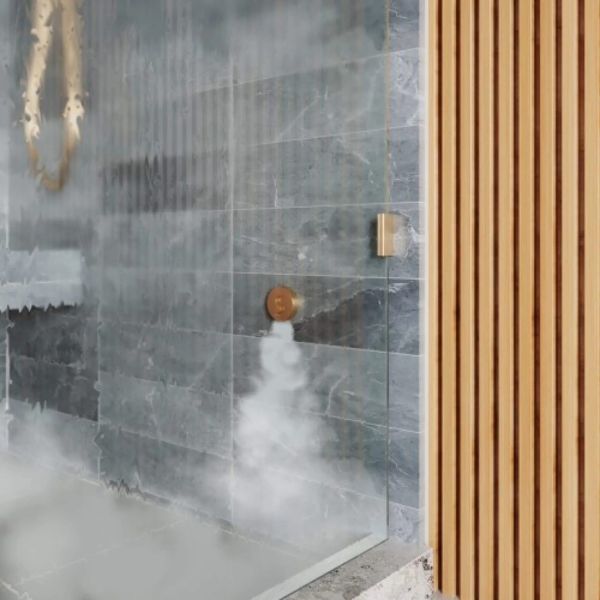 ThermaSol SignaTouch Flushmount 5-Inch Digital Shower Steam Control Package With Serenity 10 [TWPSR] (SAK84375) - Image 7