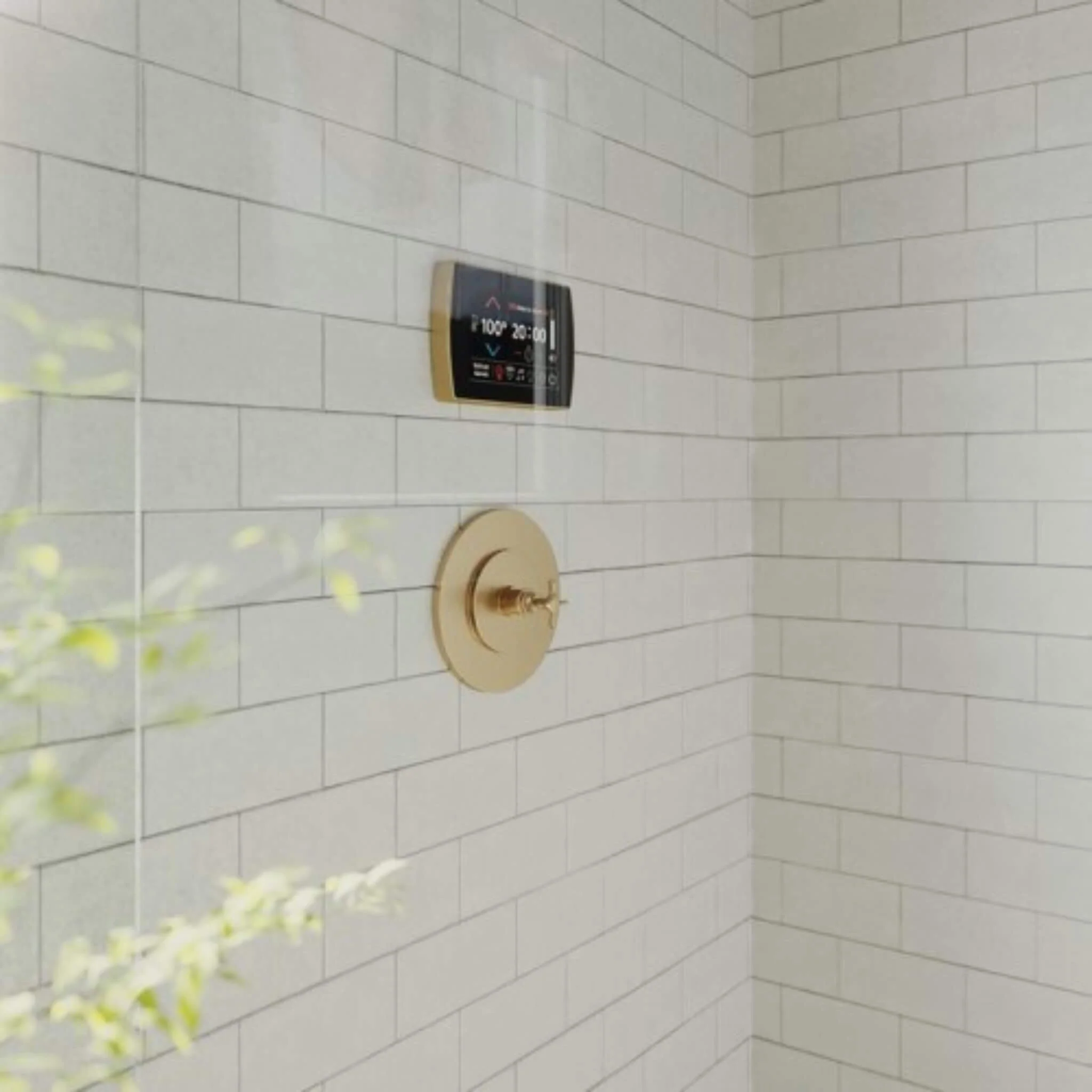 ThermaSol SignaTouch Flushmount 5-Inch Digital Shower Steam Control Package With Serenity 10 [TWPSR] (SAK84375) - Image 9