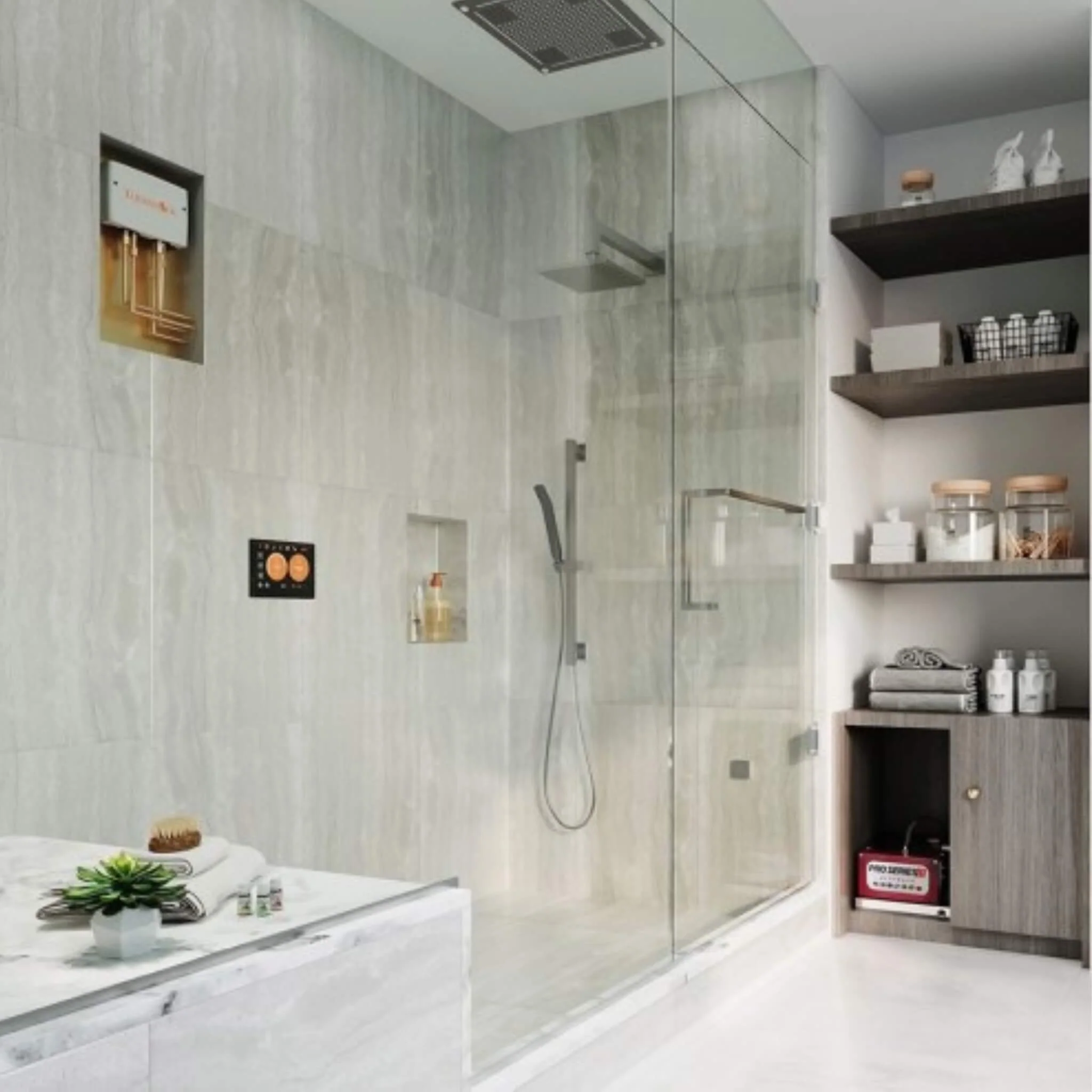 ThermaSol ThermaTouch 7-Inch Steam Shower Control Package With SteamVection [TWPH7S] (SAK94172) - Image 6