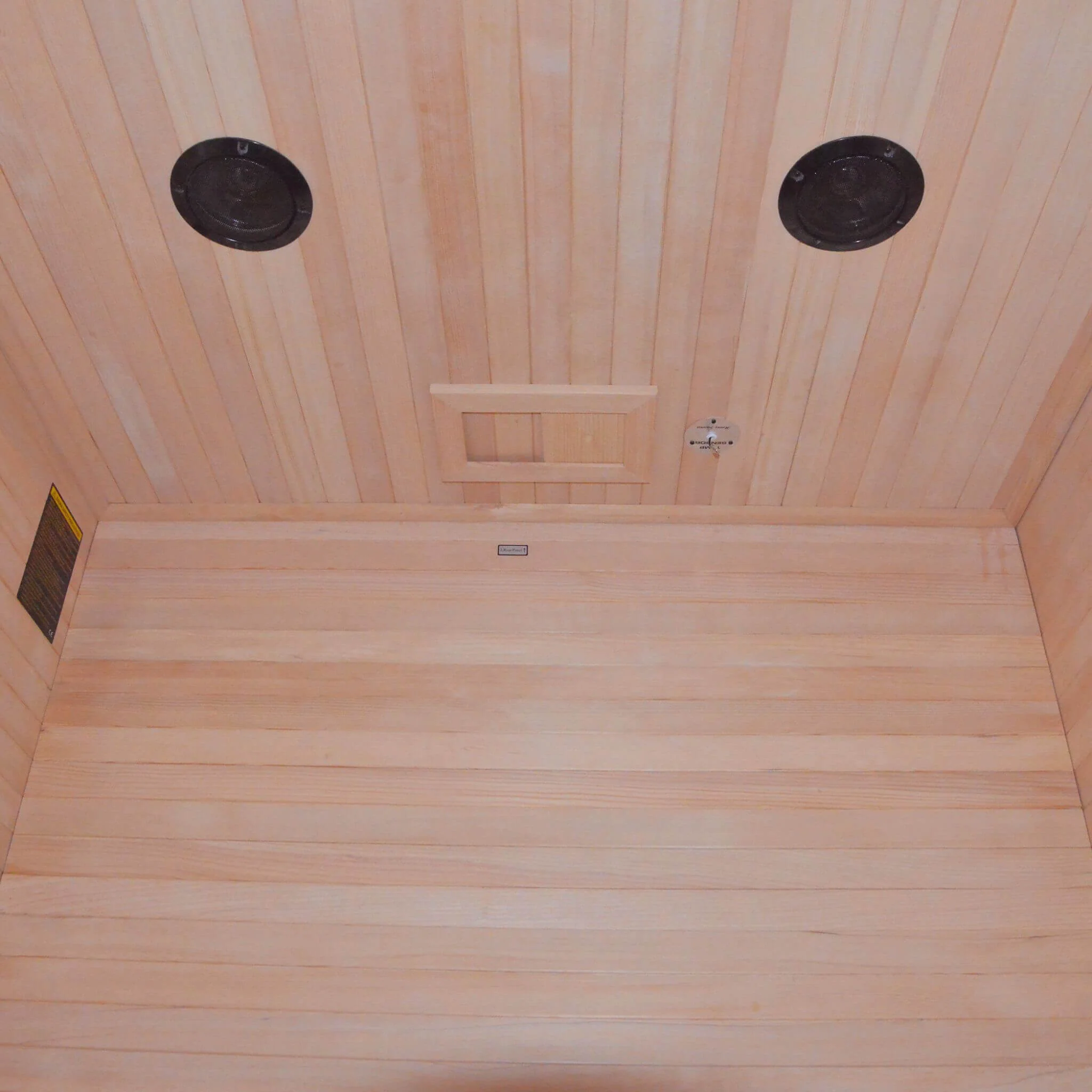 Thermora Alpine Premium 2-Person 3KW Hemlock Wood Sauna With LED Wall Light (SAK28471) - Image 5