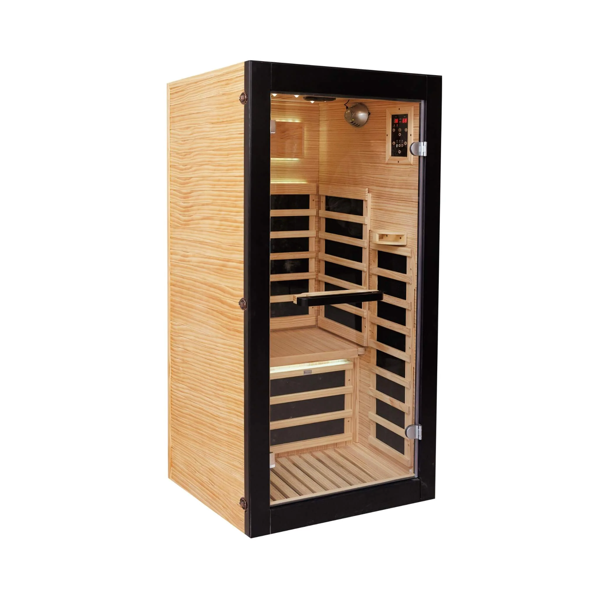 Thermora Solara Single-Person Chilean Pine Infrared Sauna Cabin (SAK57926) - Image 5