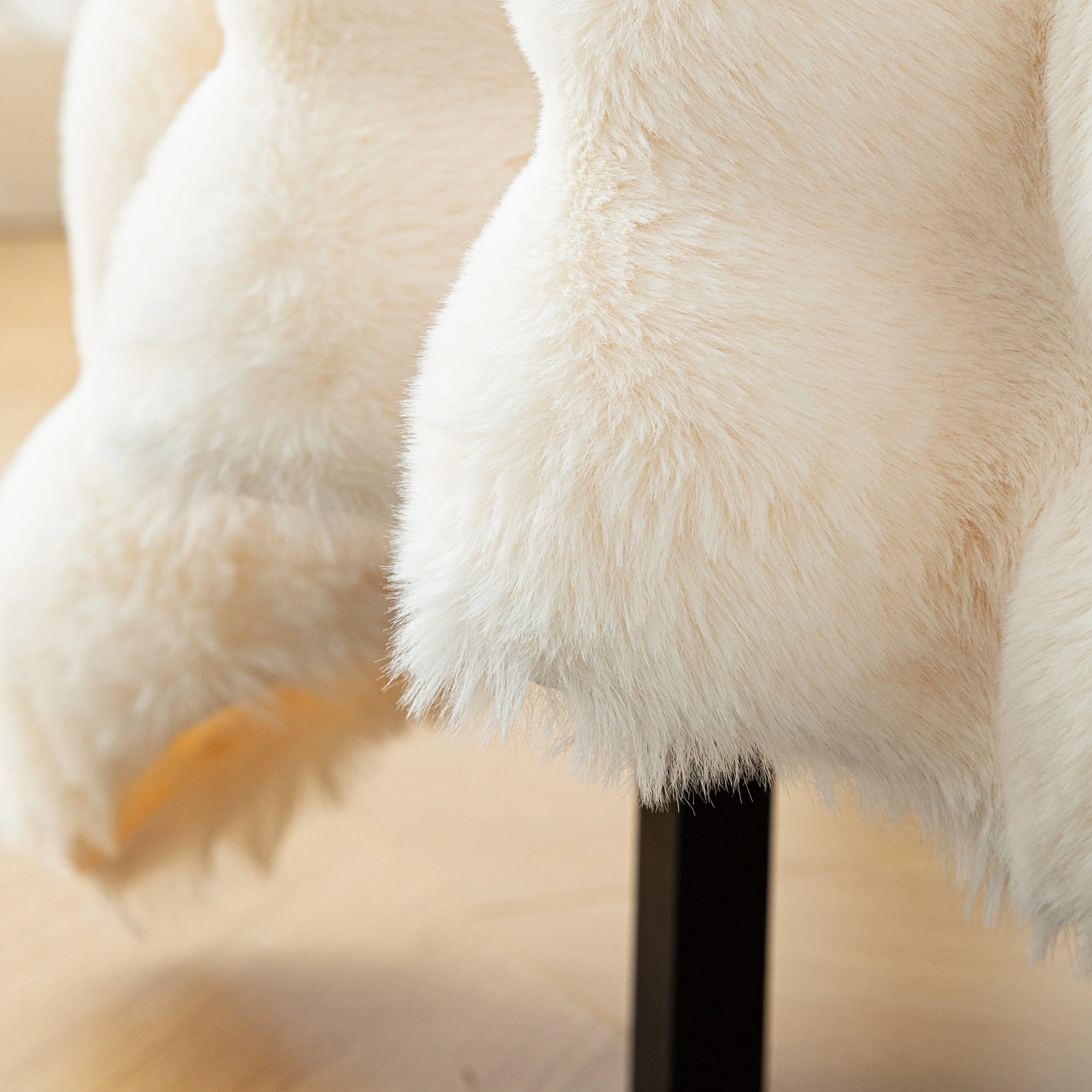 Thick Faux Fur Sofa Cover Fluffy Plush Warm Sofa Slipcover Furniture Protector for Couch Bed - Image 108