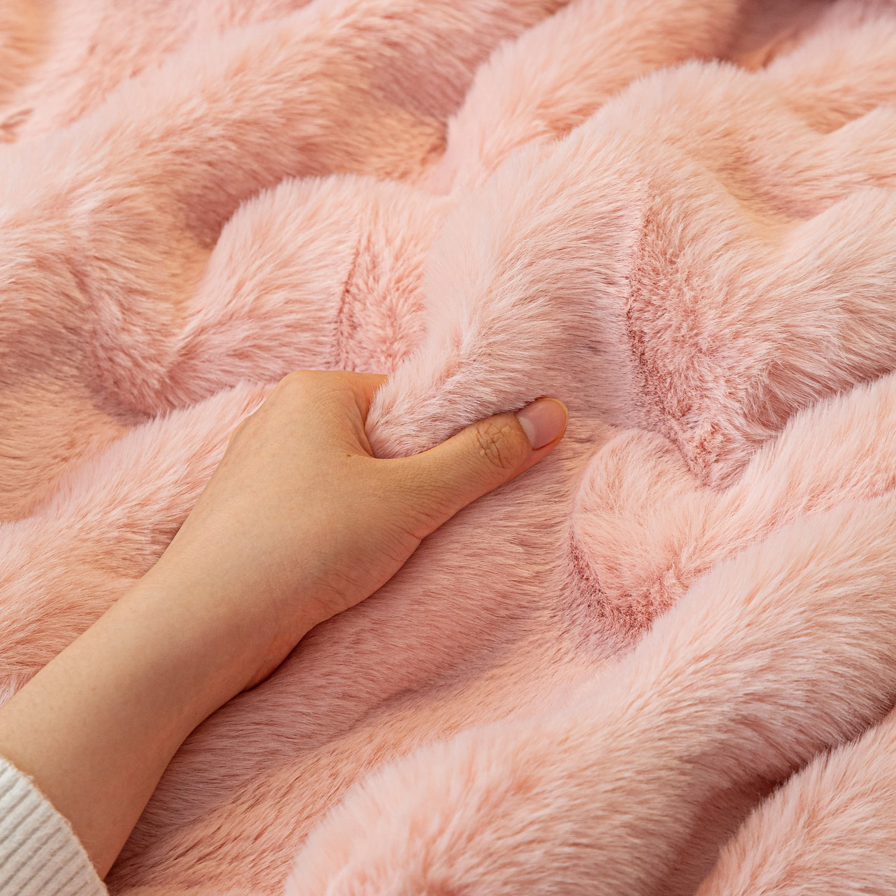 Thick Faux Fur Sofa Cover Fluffy Plush Warm Sofa Slipcover Furniture Protector for Couch Bed - Image 25