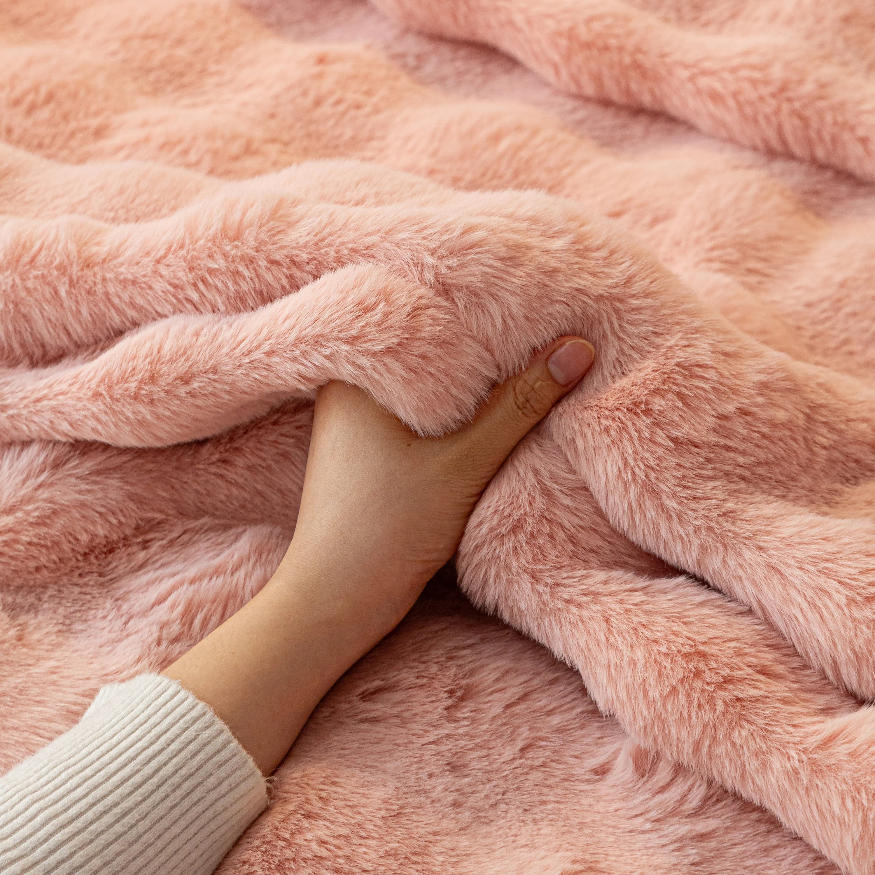 Thick Faux Fur Sofa Cover Fluffy Plush Warm Sofa Slipcover Furniture Protector for Couch Bed - Image 28