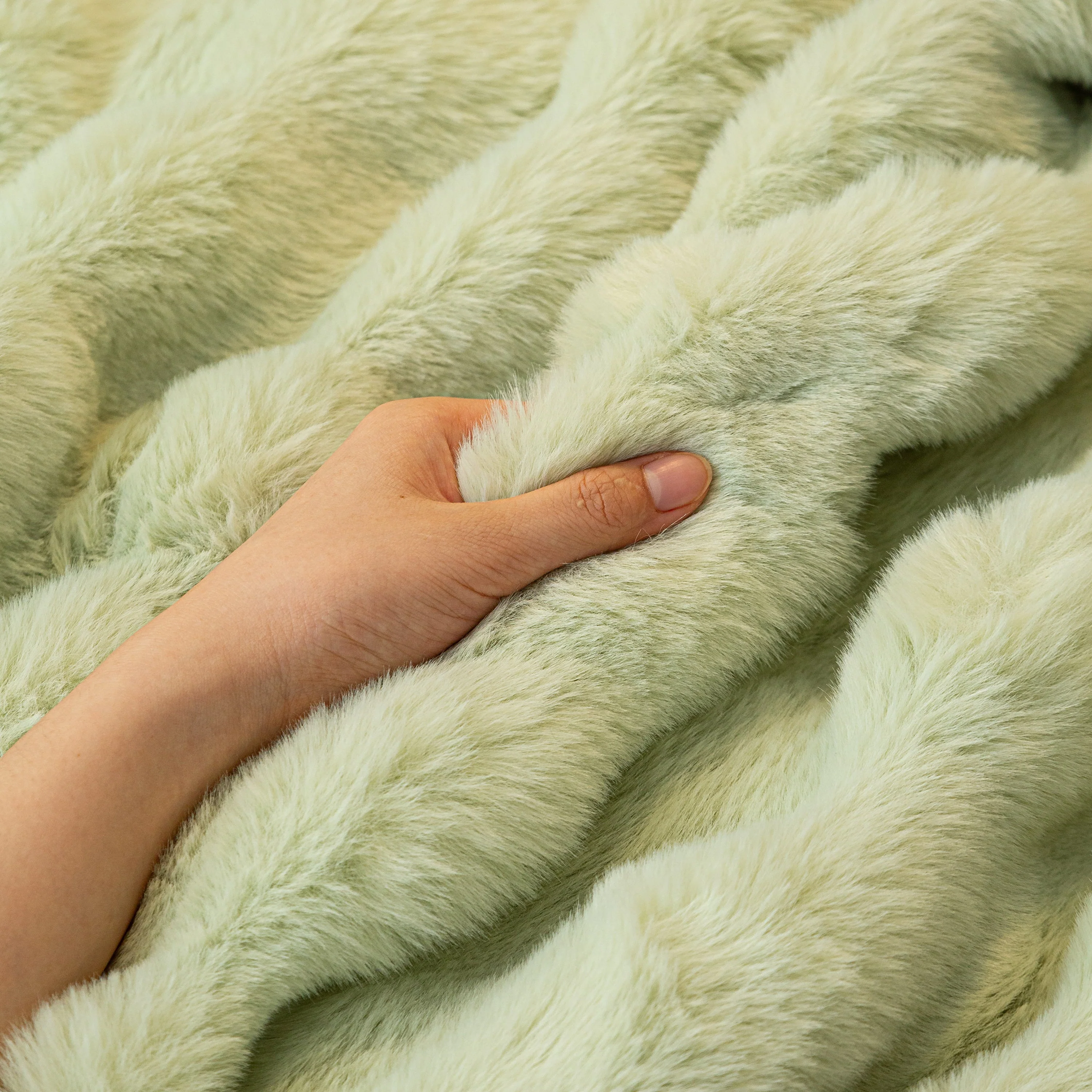 Thick Faux Fur Sofa Cover Fluffy Plush Warm Sofa Slipcover Furniture Protector for Couch Bed - Image 43
