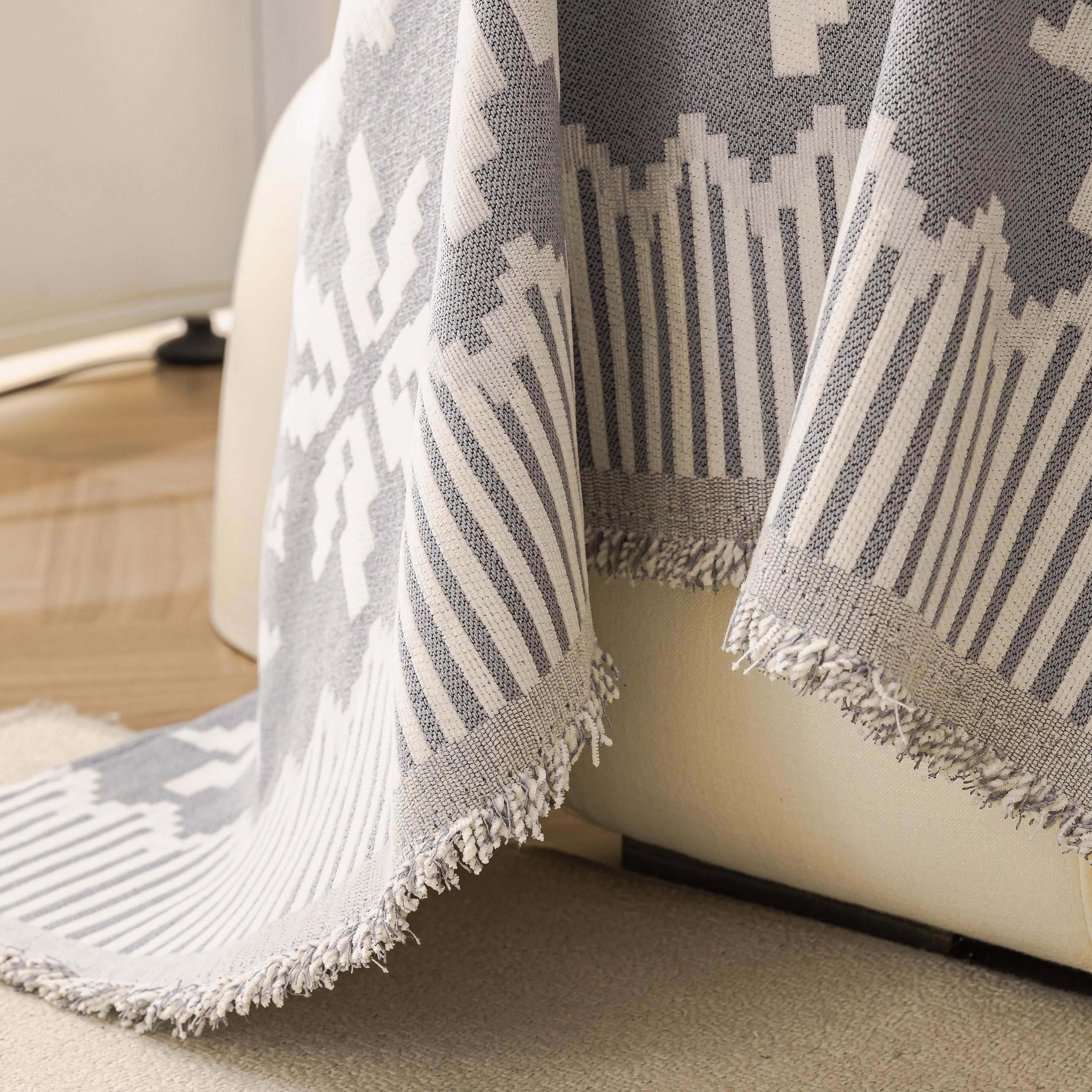 Thick Jacquard Couch Cover for Sectional Sofas, Cozy Washable Sofa Cover Throw Blanket - Image 78