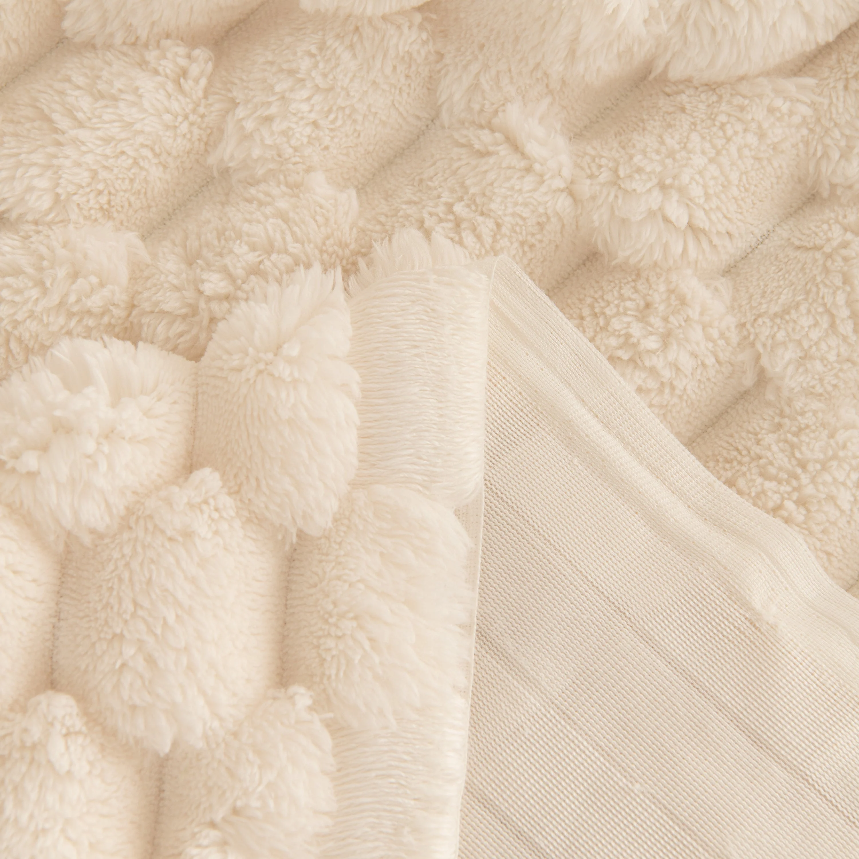 Thick Plush Faux Fur Couch Cover Blanket Warm Fuzzy Blanket Couch Protector for Winter - Image 110