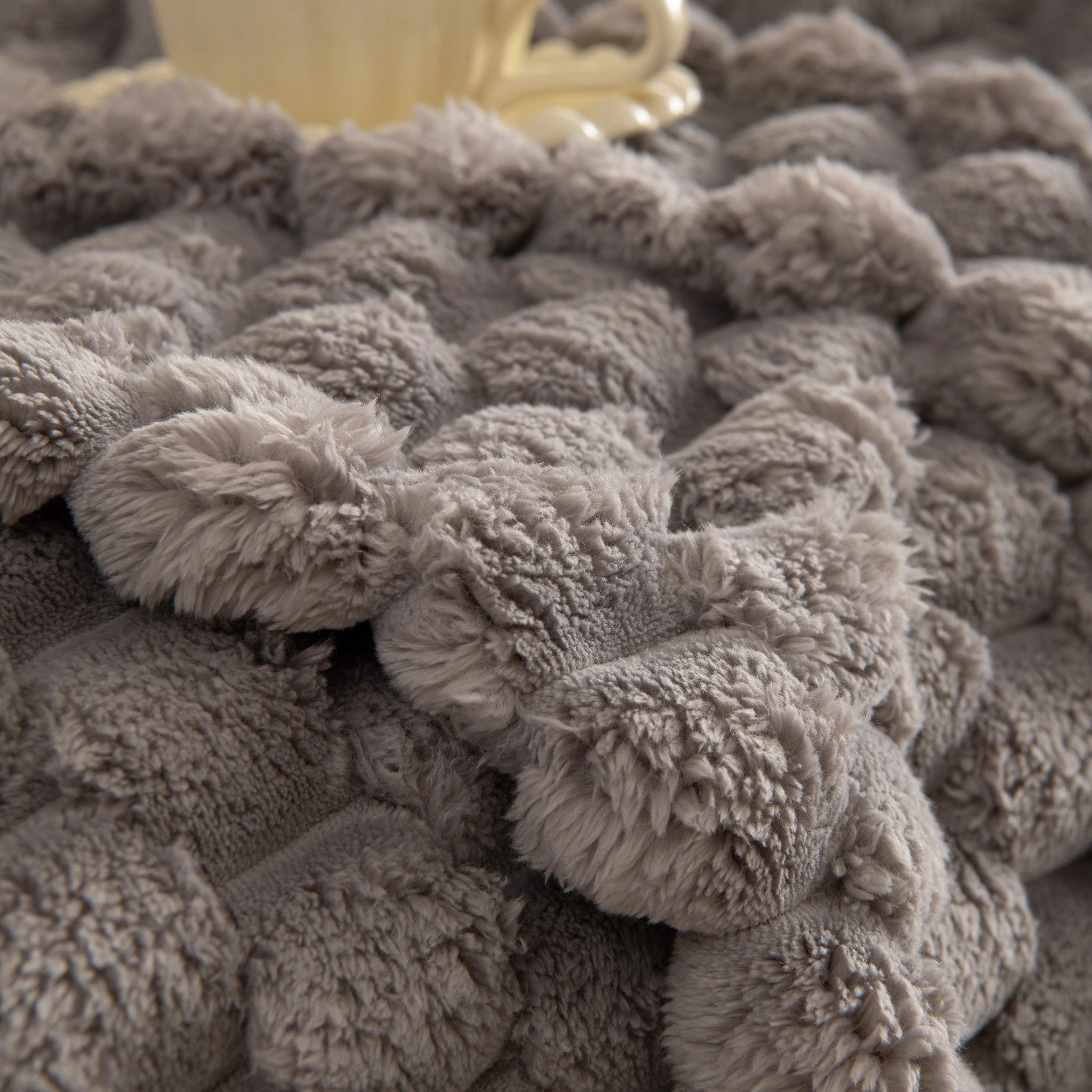 Thick Plush Faux Fur Couch Cover Blanket Warm Fuzzy Blanket Couch Protector for Winter - Image 49