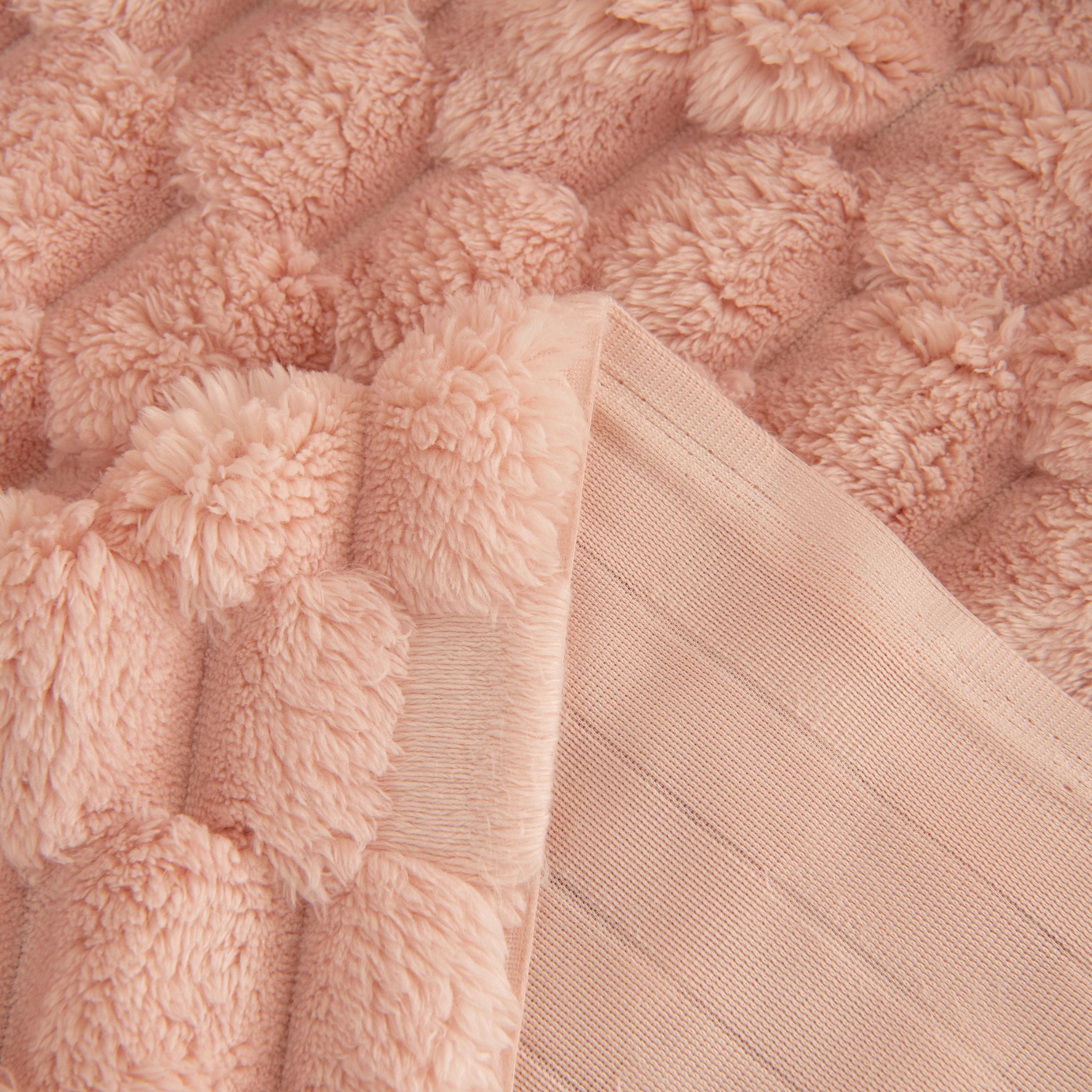 Thick Plush Faux Fur Couch Cover Blanket Warm Fuzzy Blanket Couch Protector for Winter - Image 5