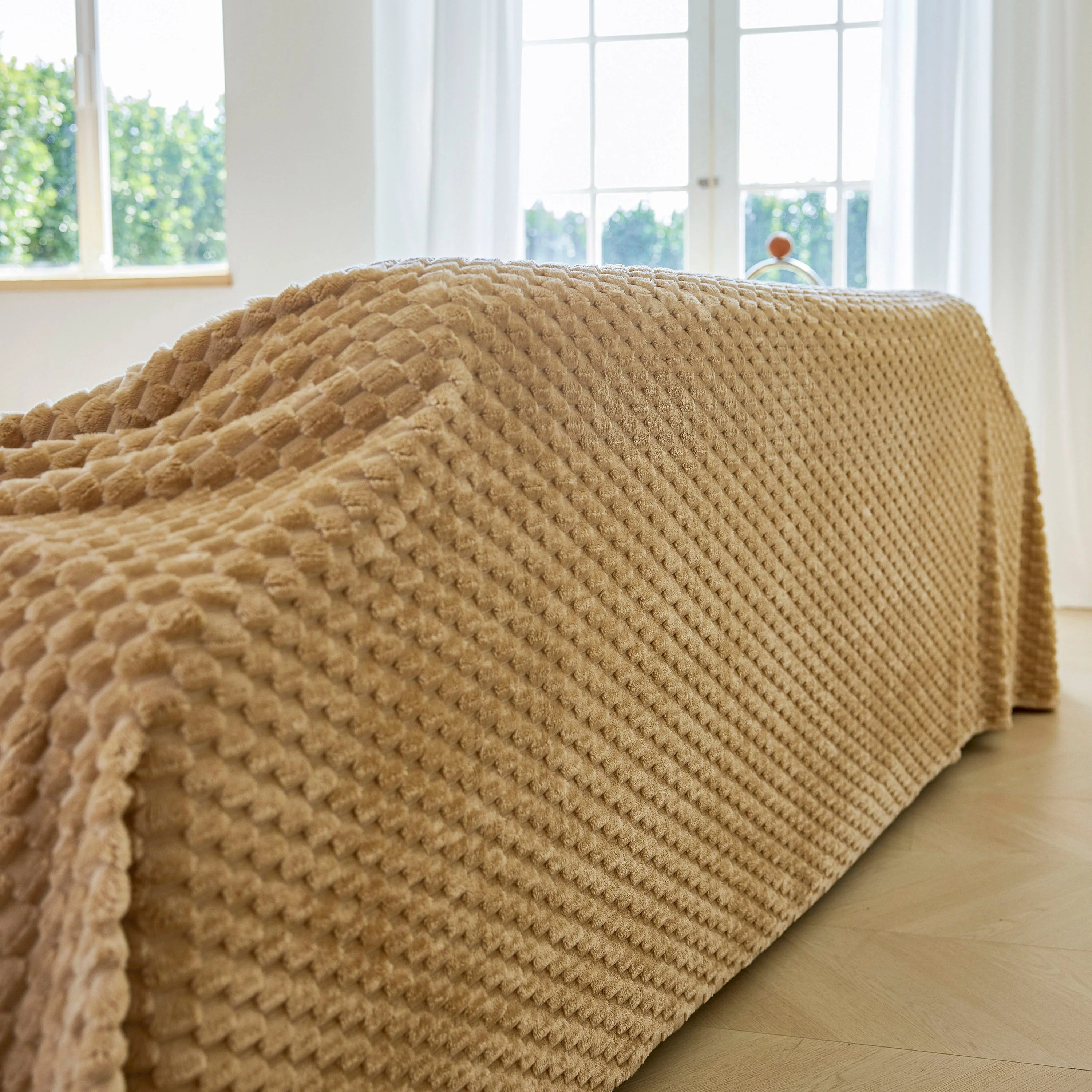 Thick Plush Non-Slip Sofa Throw Cover, Warm Soft Faux Fur Couch Protector for Winter - Image 40