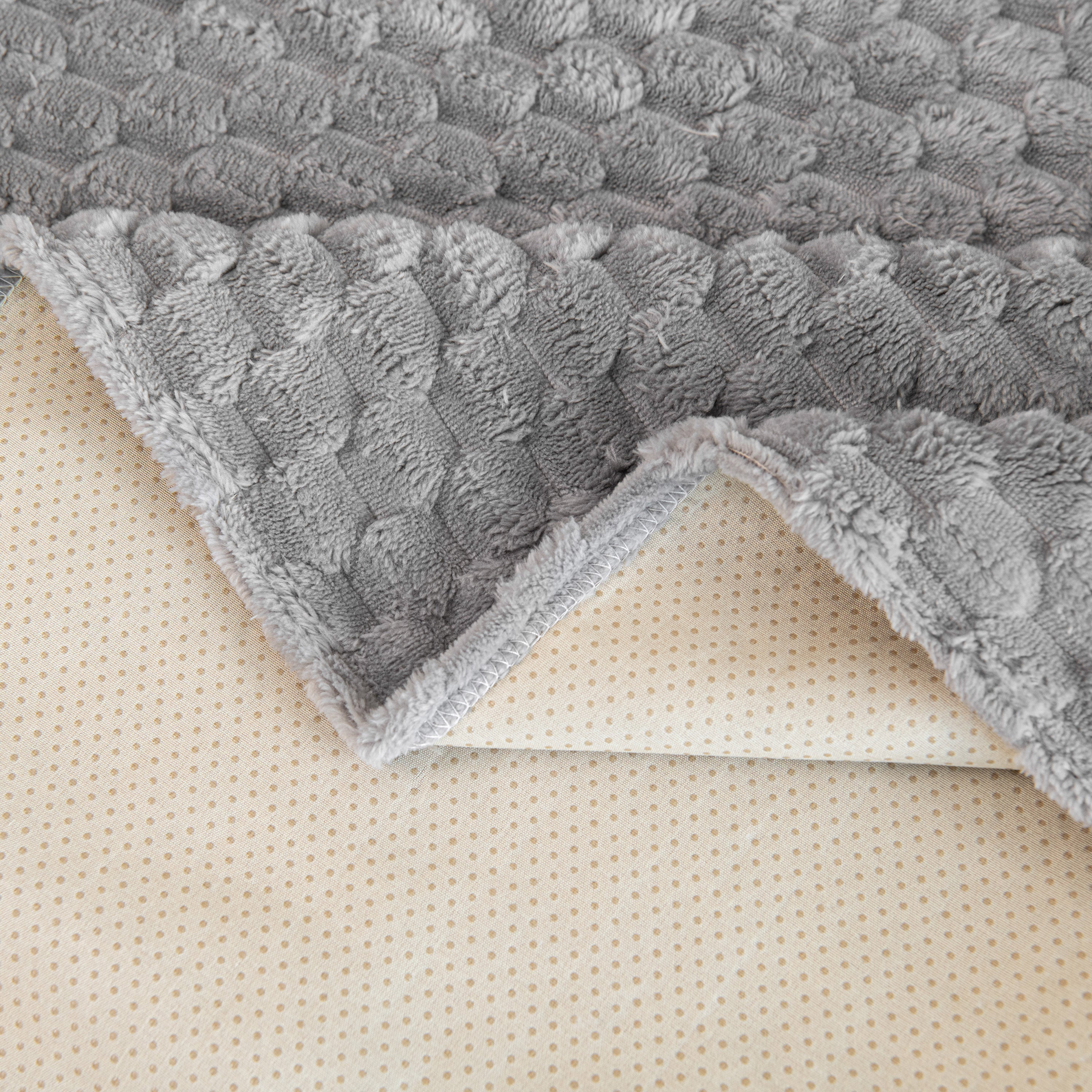 Thick Plush Non-Slip Sofa Throw Cover, Warm Soft Faux Fur Couch Protector for Winter - Image 82