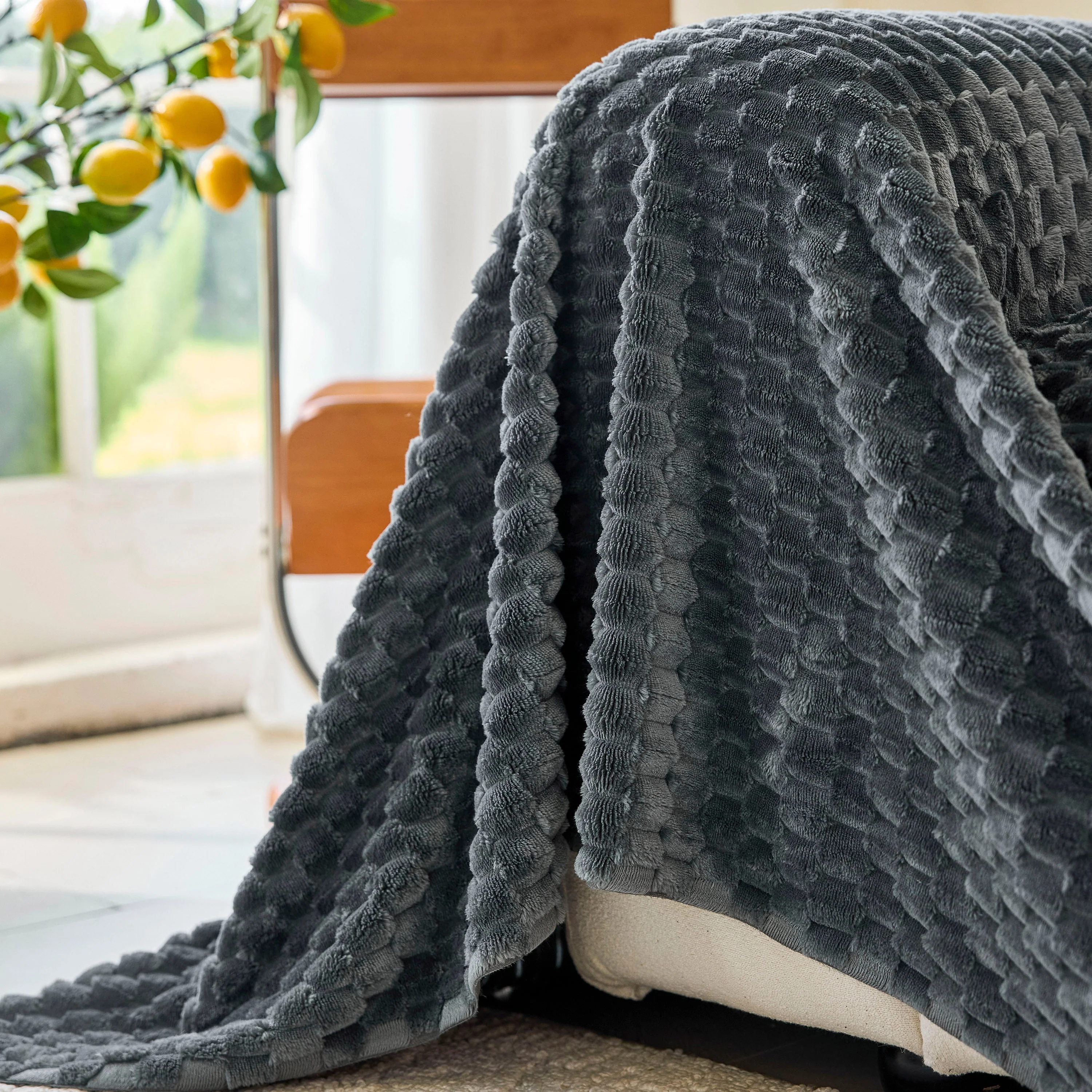 Thick Plush Non-Slip Sofa Throw Cover, Warm Soft Faux Fur Couch Protector for Winter - Image 97