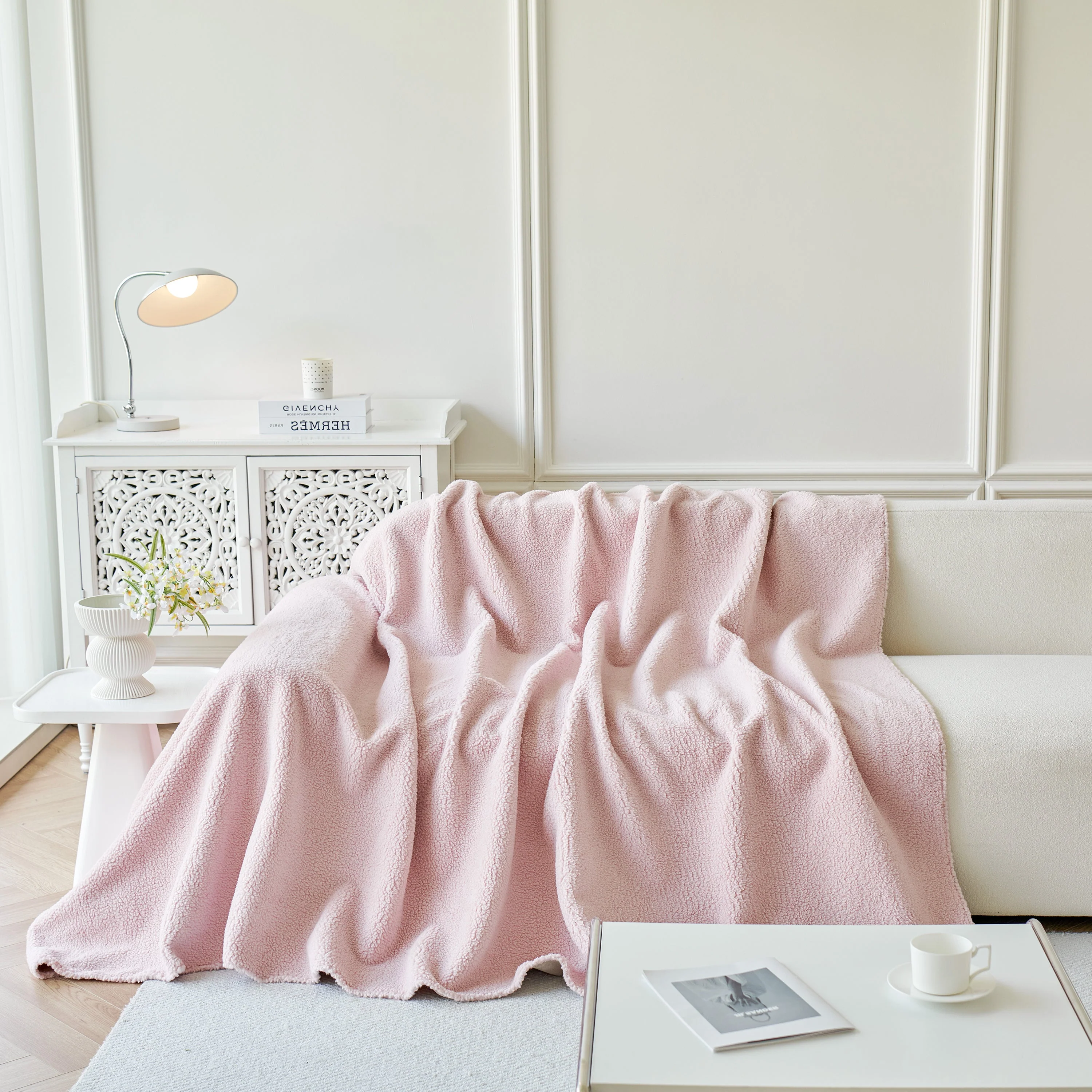 Thick Sherpa Fleece Sofa Protector Cover Stylish Durable Slipcovers for Couches and Chairs - Image 15