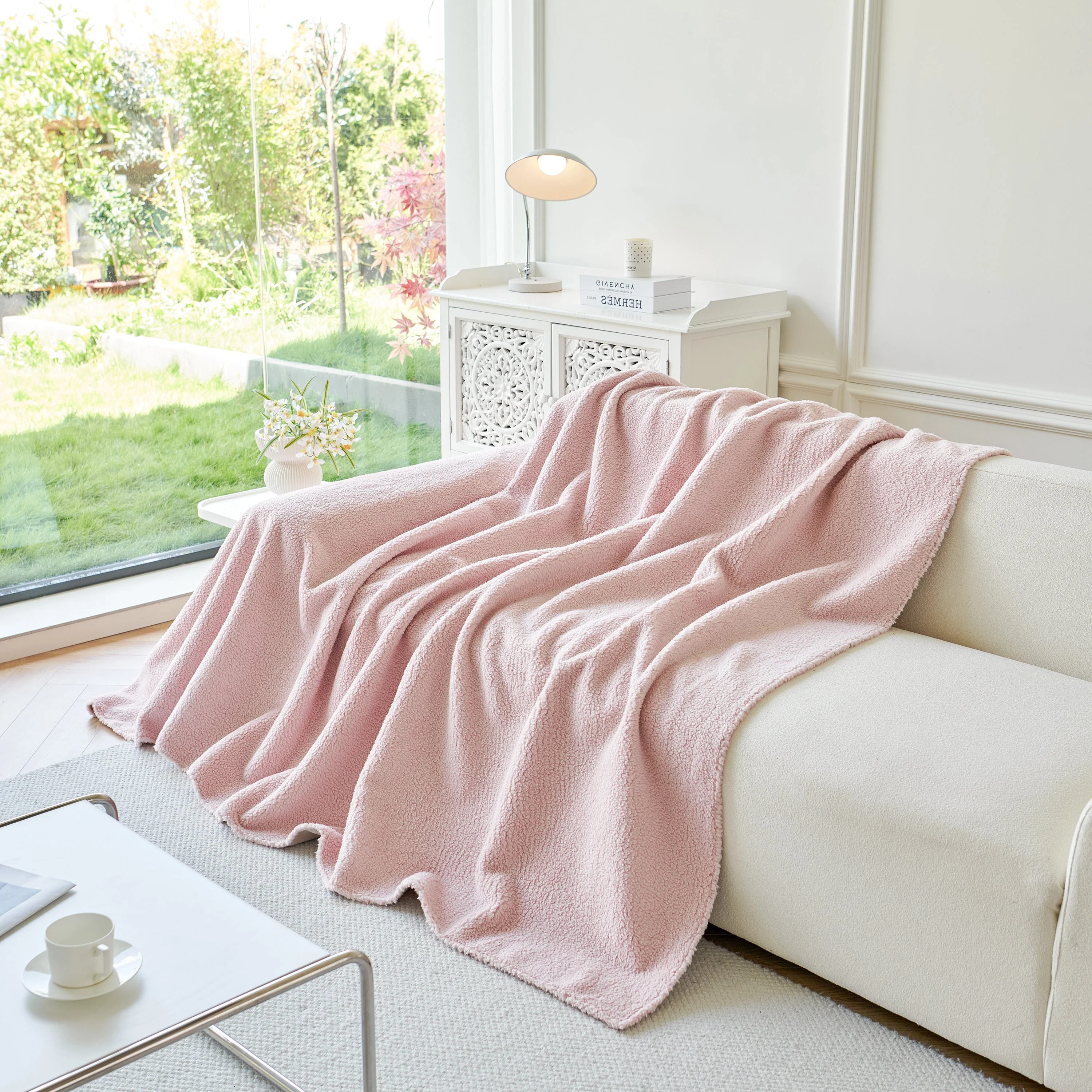 Thick Sherpa Fleece Sofa Protector Cover Stylish Durable Slipcovers for Couches and Chairs - Image 17