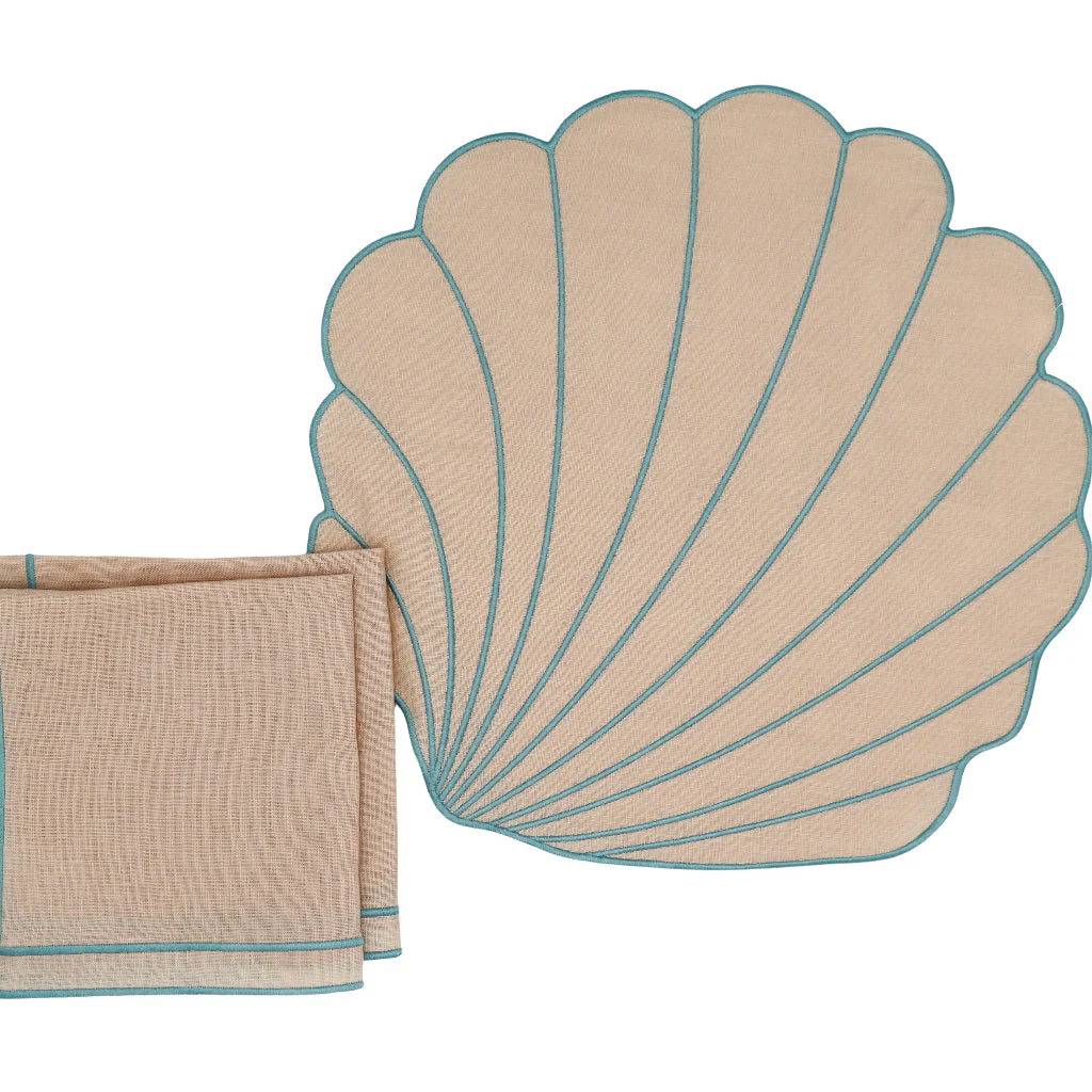 Tidal Shell Placemat - Set of 4 - Image 2