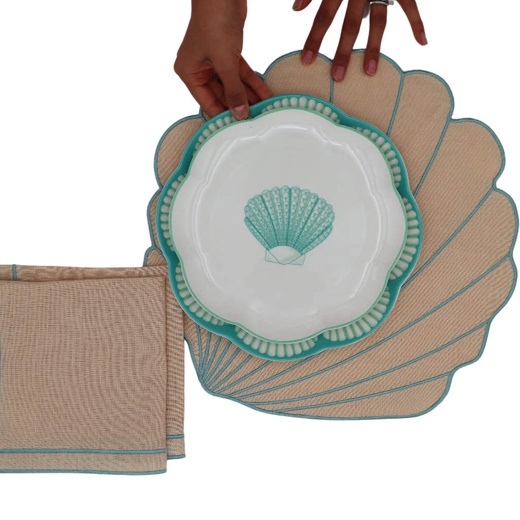 Tidal Shell Placemat - Set of 4 - Image 3