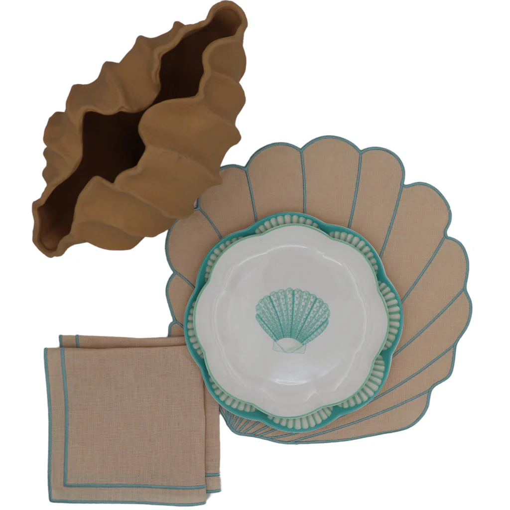 Tidal Shell Placemat - Set of 4 - Image 4