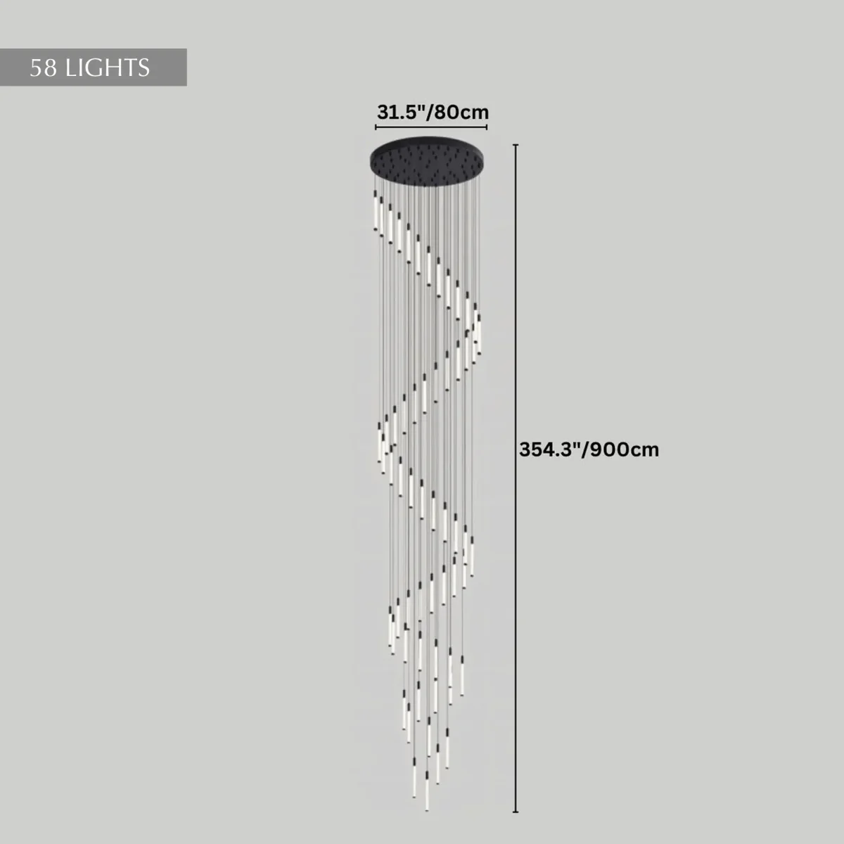 Tinara Staircase Chandelier - Image 14