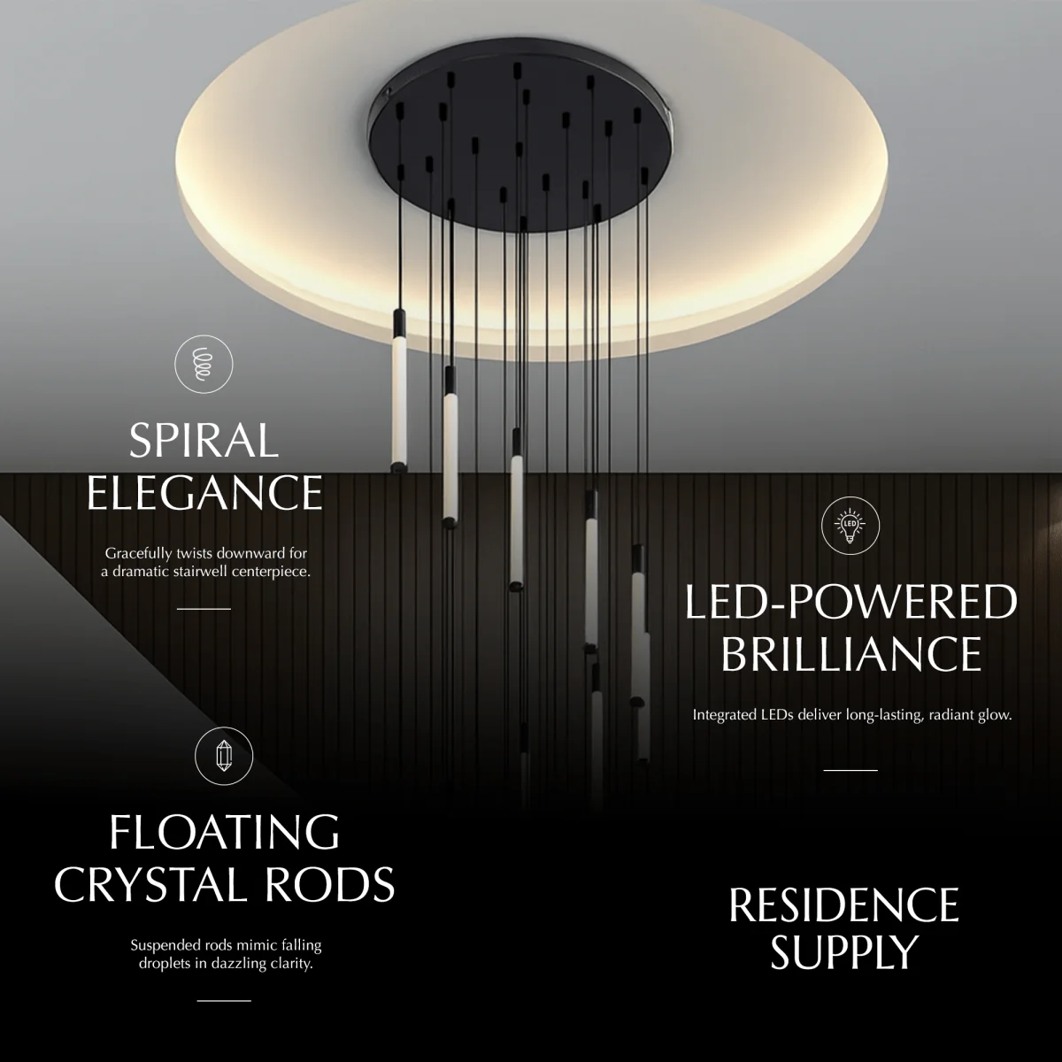 Tinara Staircase Chandelier - Image 2