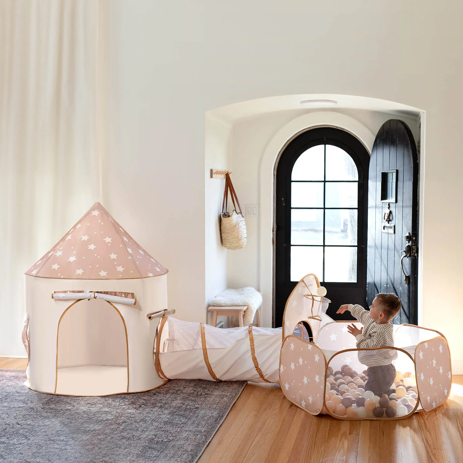 Tiny Land® Adventure 3-in-1 Play Tunnel  & Ocean Ball Set - Image 2