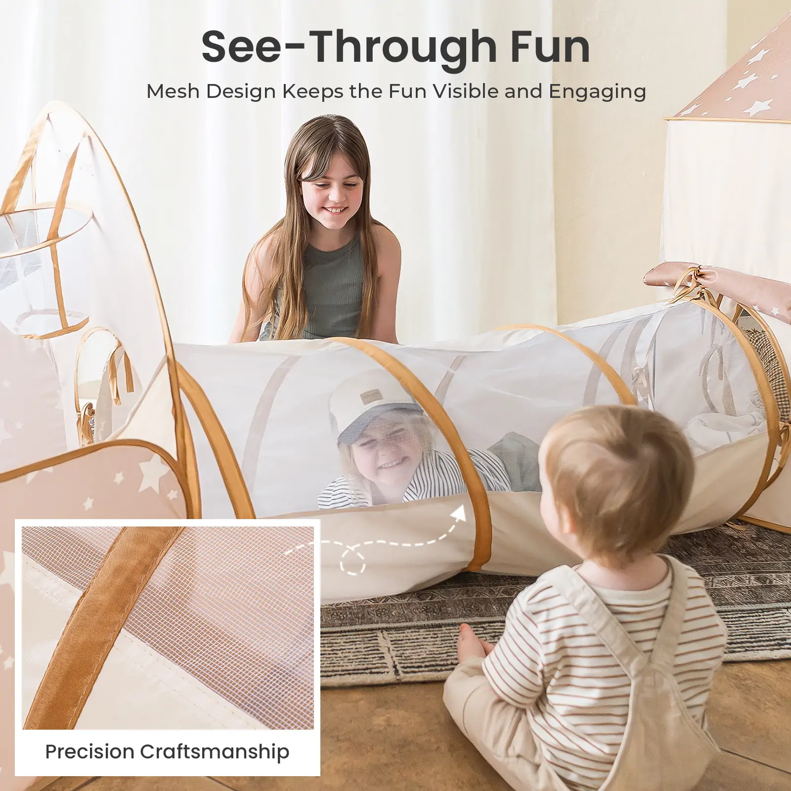 Tiny Land® Adventure 3-in-1 Play Tunnel  & Ocean Ball Set - Image 5