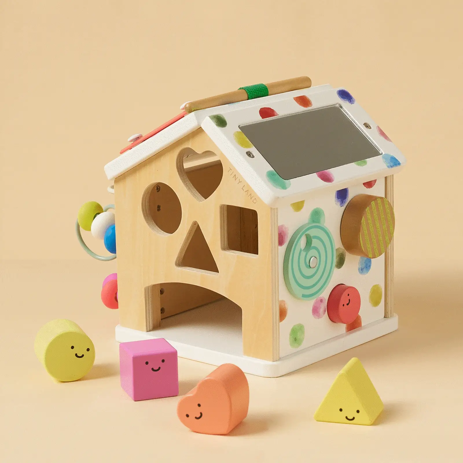 Tiny Land® Cottage Activity Cube - Rainbow - Image 12