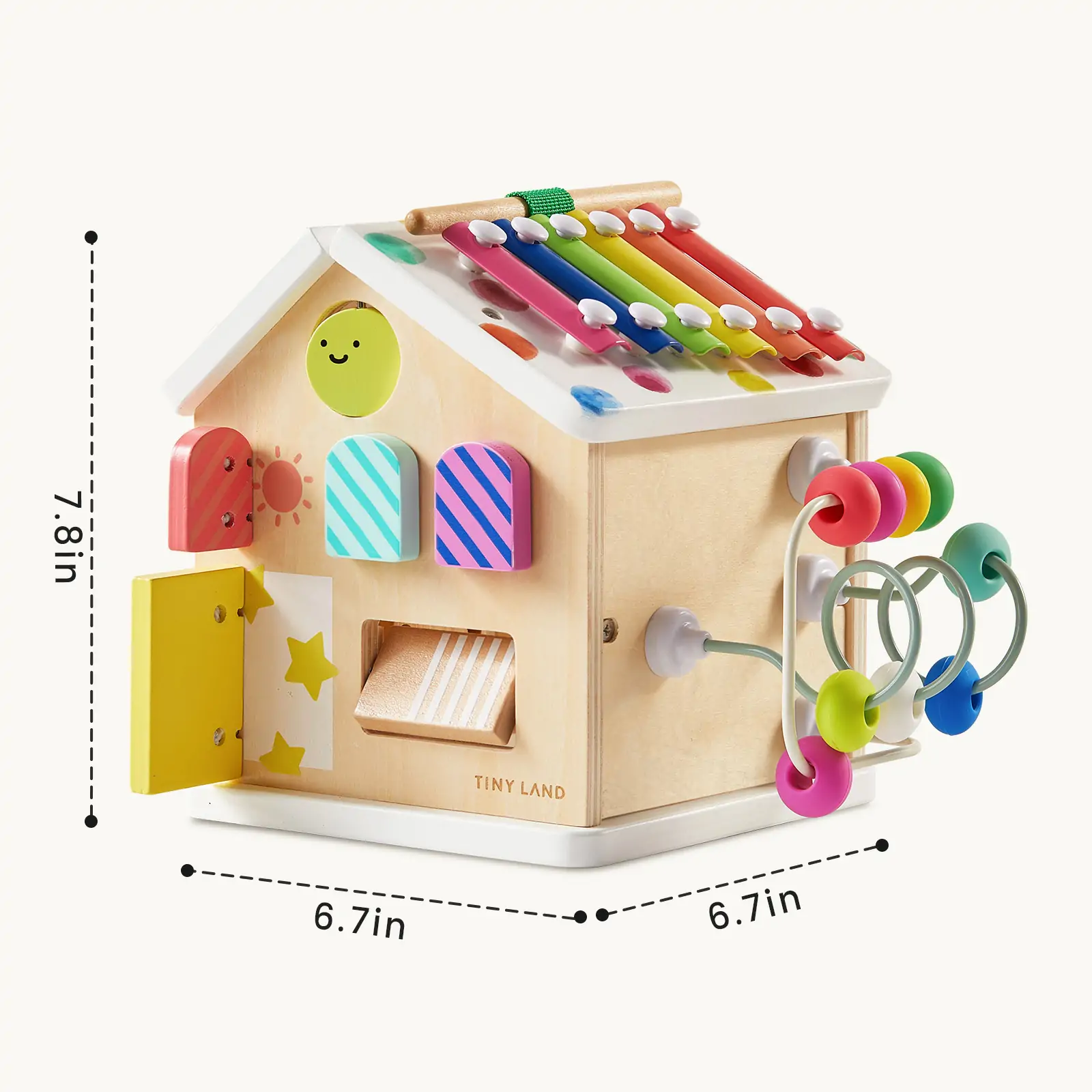 Tiny Land® Cottage Activity Cube - Rainbow - Image 17