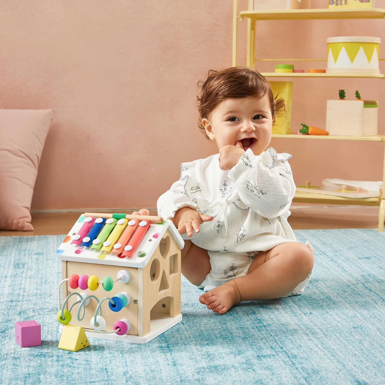 Tiny Land® Cottage Activity Cube - Rainbow - Image 3