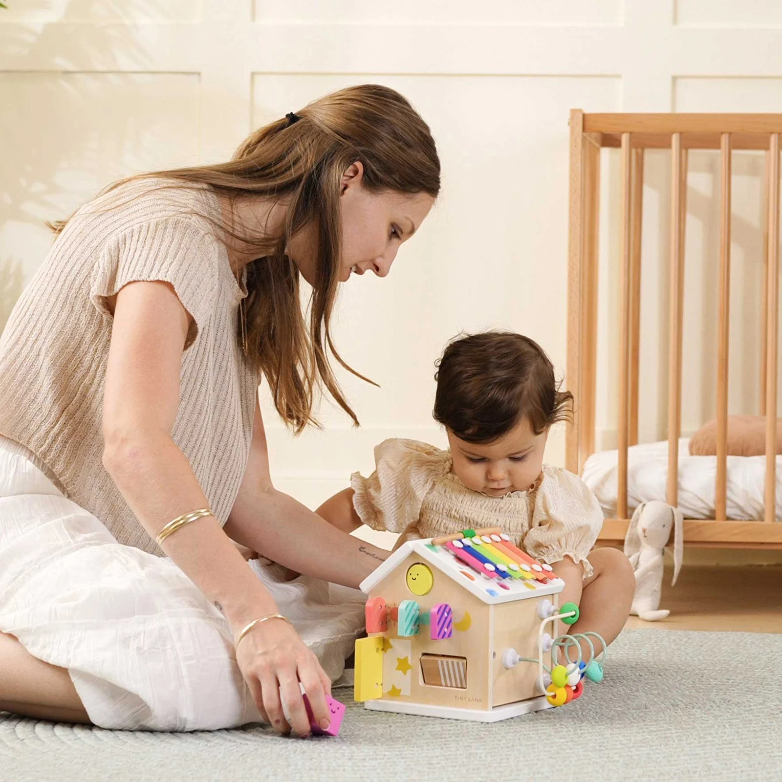 Tiny Land® Cottage Activity Cube - Rainbow - Image 4