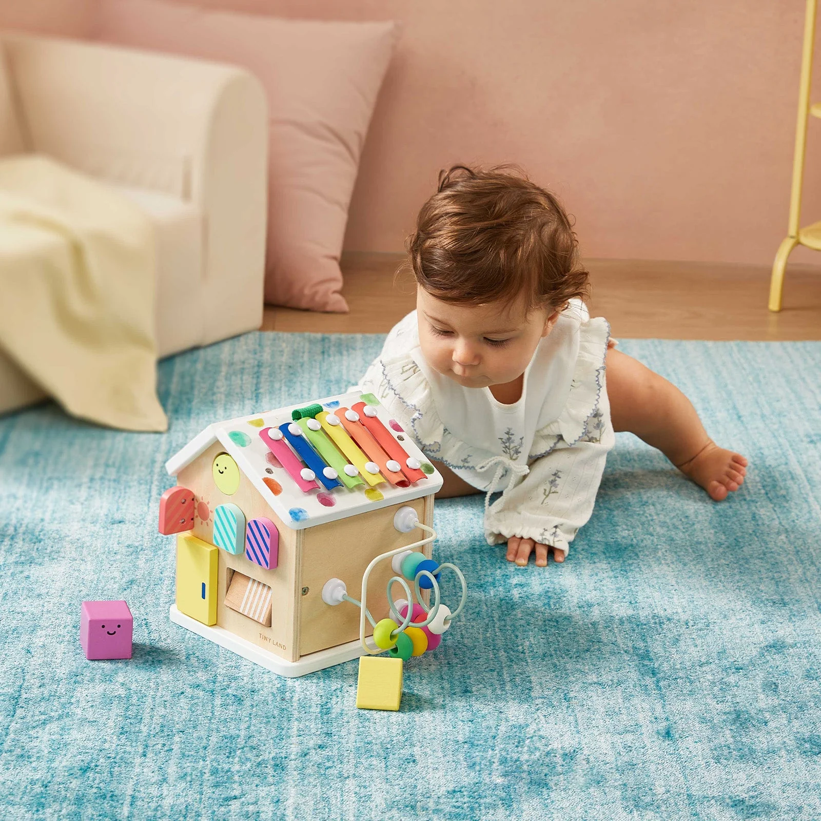 Tiny Land® Cottage Activity Cube - Rainbow - Image 6