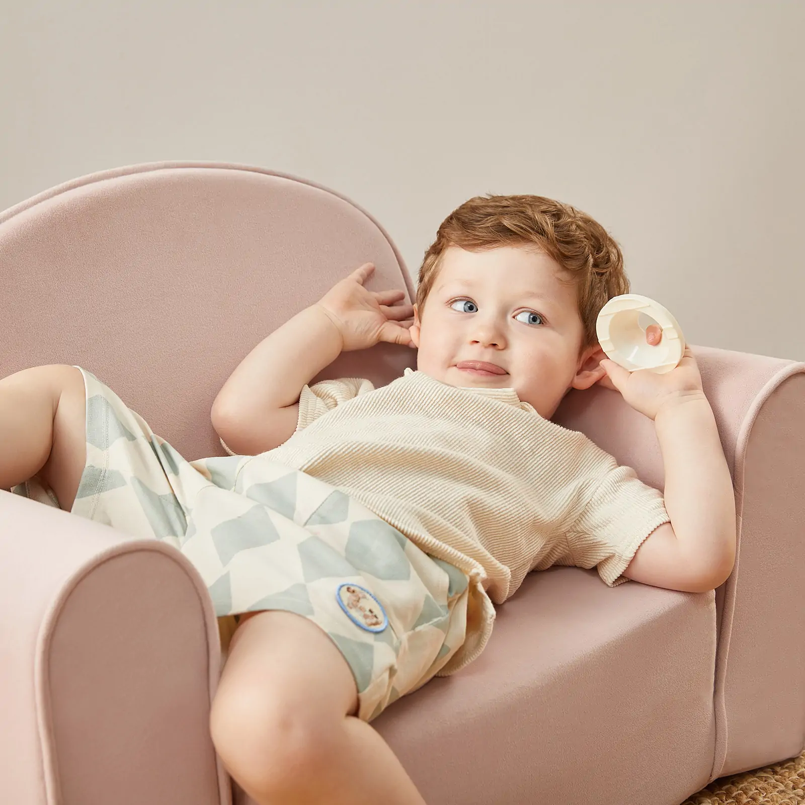 Tiny Land® GentleSnug Kid Chair - Pink - Image 3