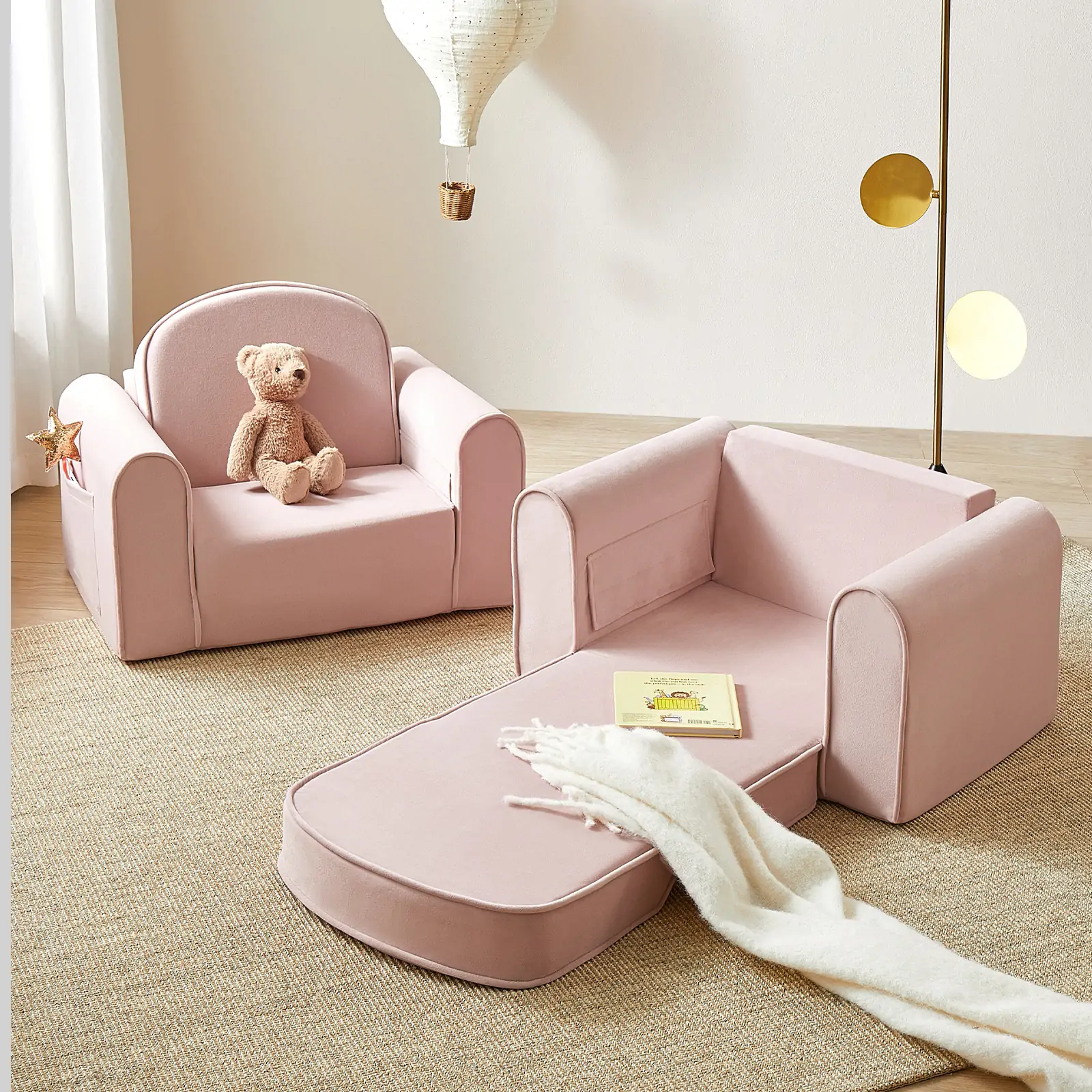 Tiny Land® GentleSnug Kid Chair - Pink - Image 4