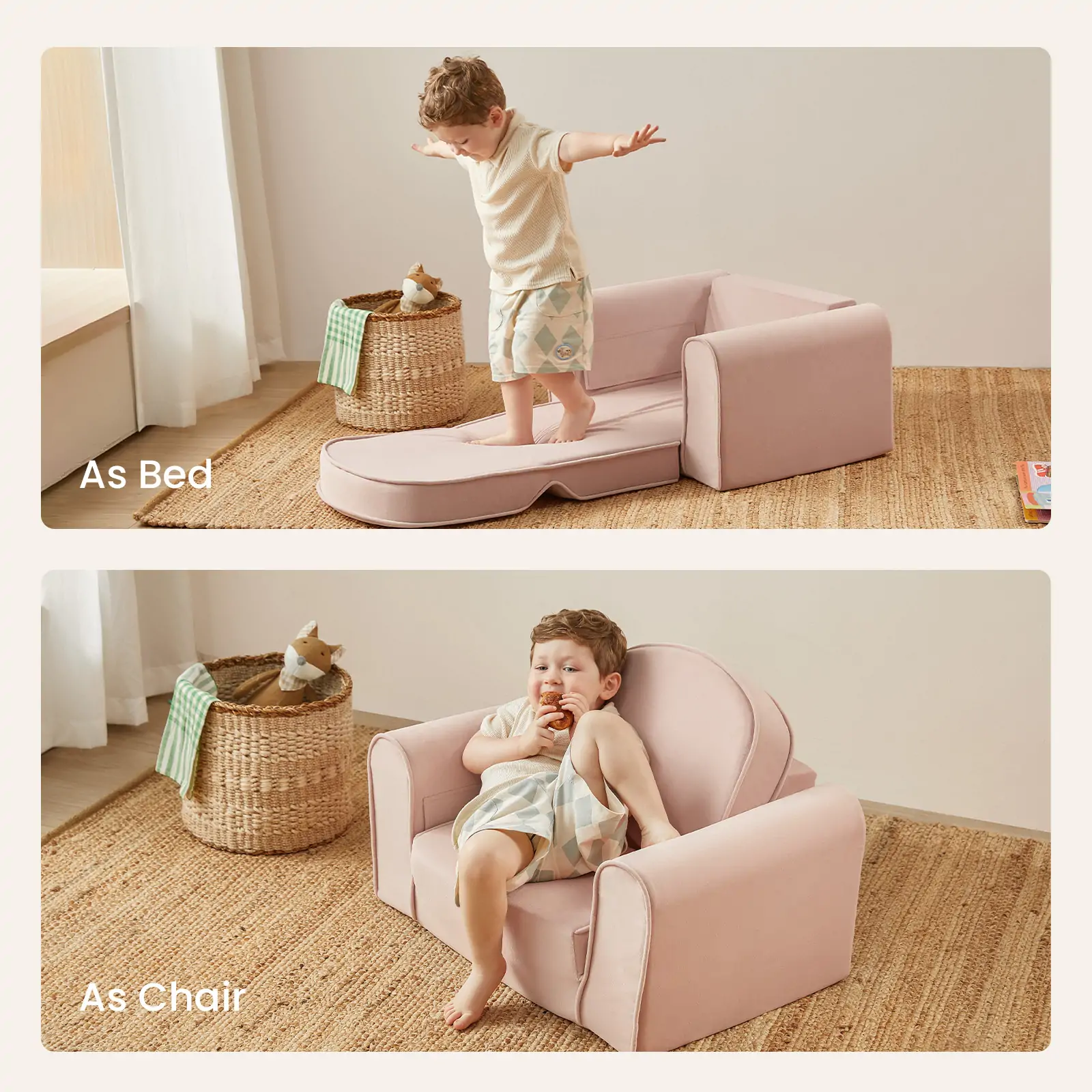 Tiny Land® GentleSnug Kid Chair - Pink - Image 6