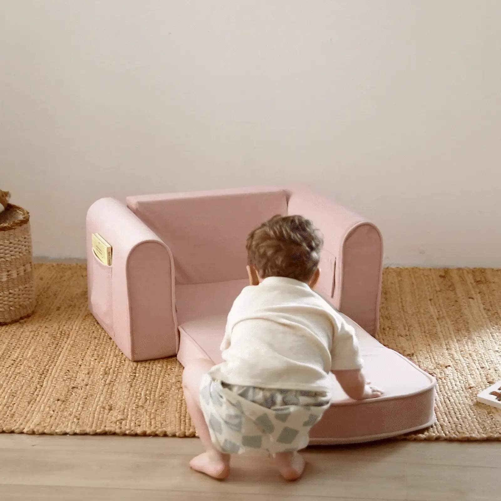 Tiny Land® GentleSnug Kid Chair - Pink - Image 7