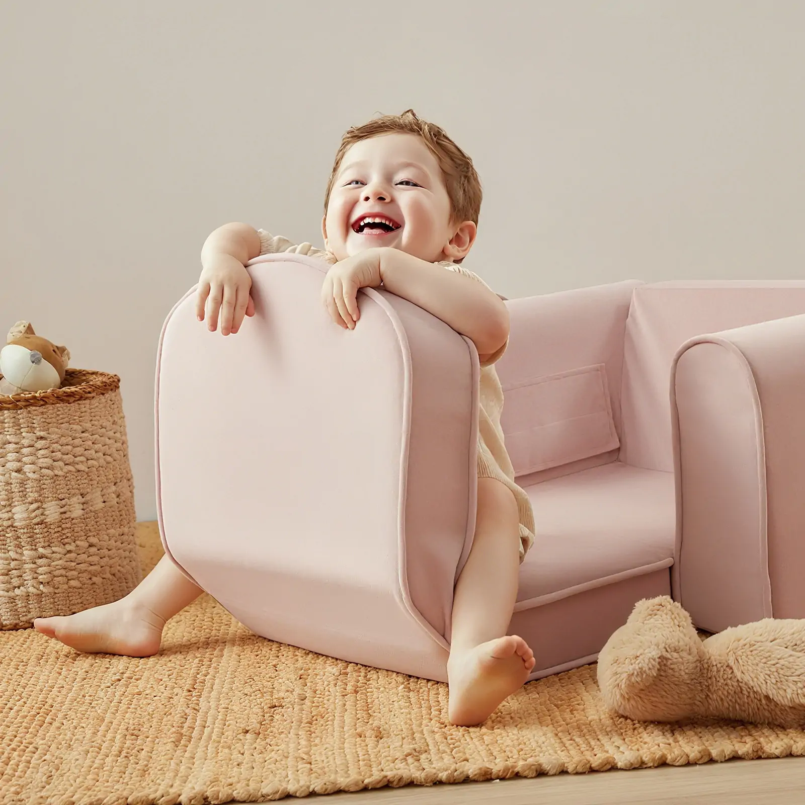 Tiny Land® GentleSnug Kid Chair - Pink - Image 8