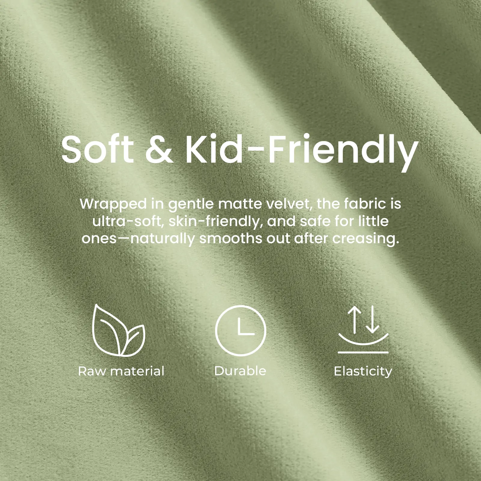 Tiny Land® GentleSnug Kid Chair - Sage - Image 12