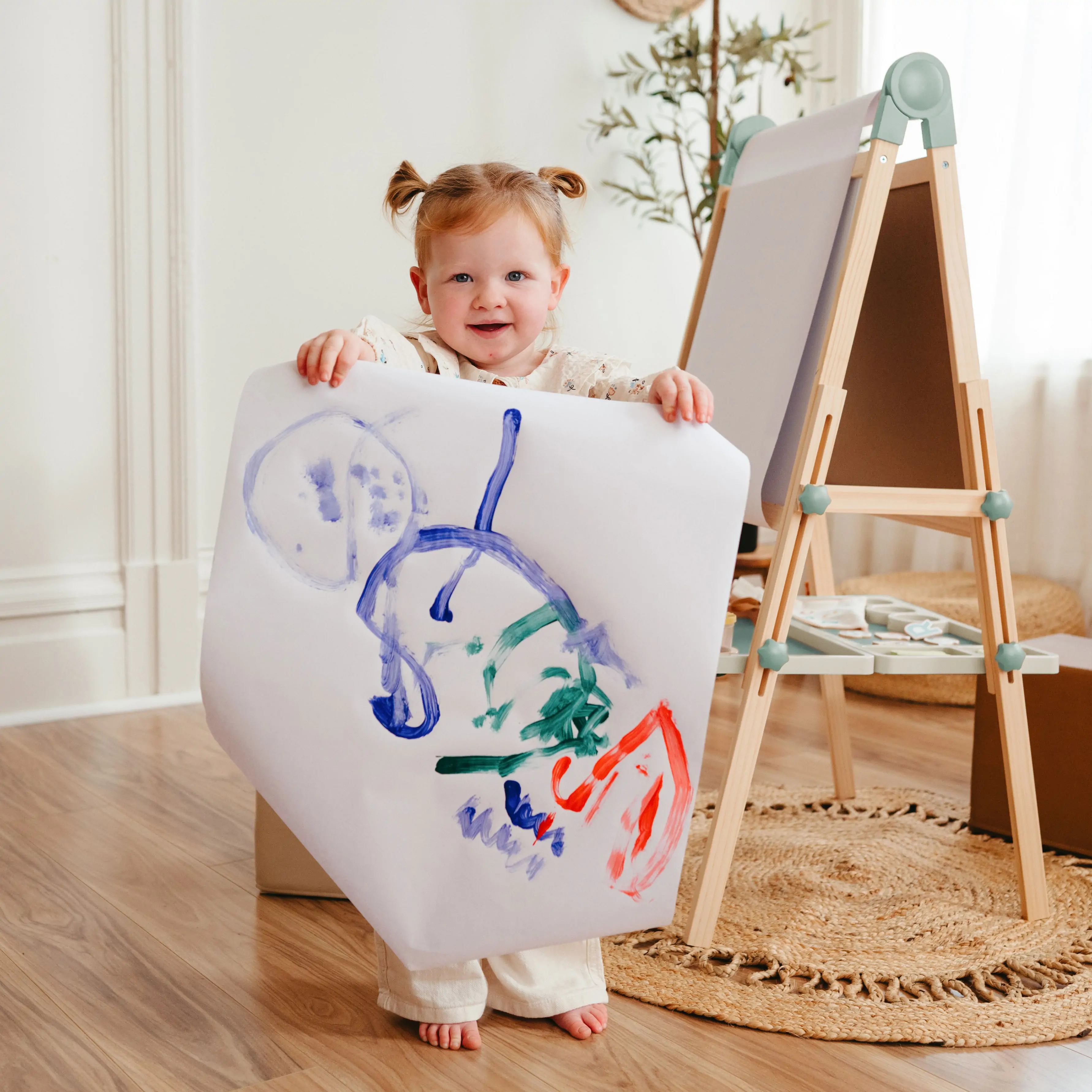 Tiny Land® Magnitales Easel for Kids - Green - Image 6