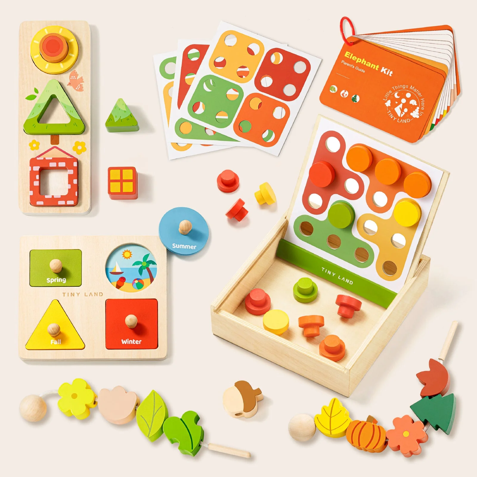 Tiny Land® Montessori Advanced Skills Baby Set（13–24 months） - Image 10
