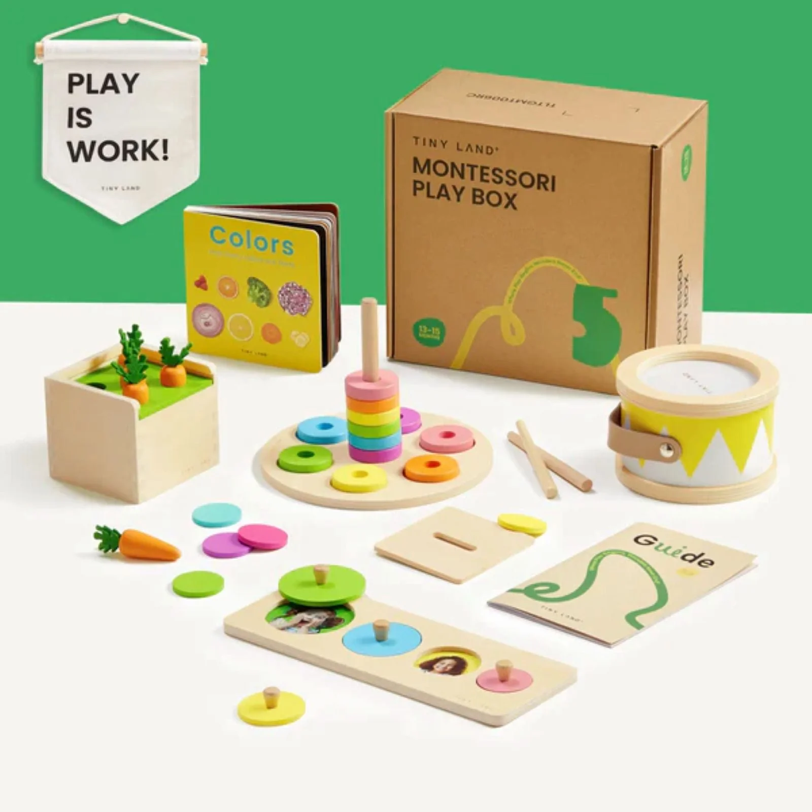 Tiny Land® Montessori Advanced Skills Baby Set（13–24 months） - Image 2
