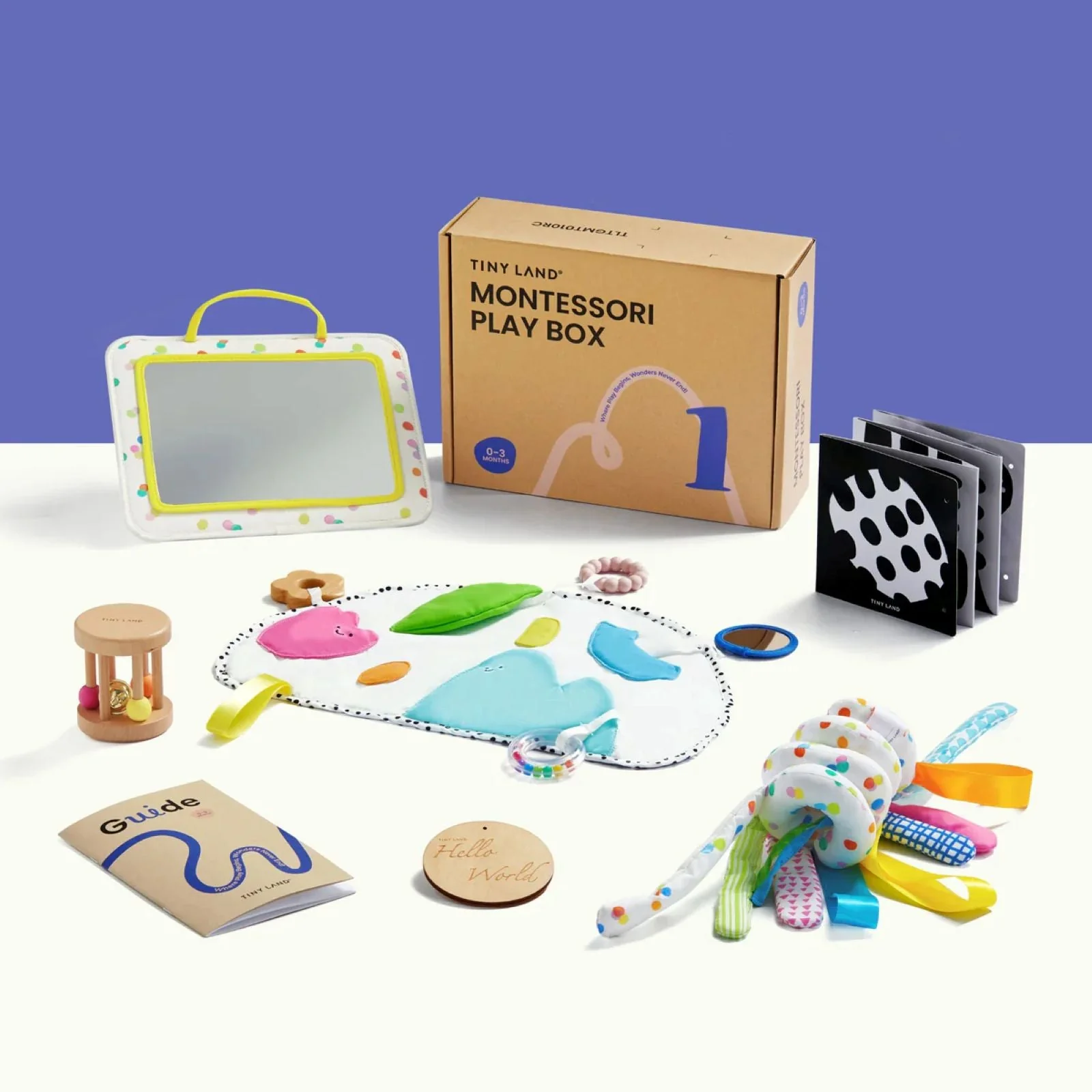 Tiny Land® Montessori Complete Baby Set (0-24 months) - Image 2