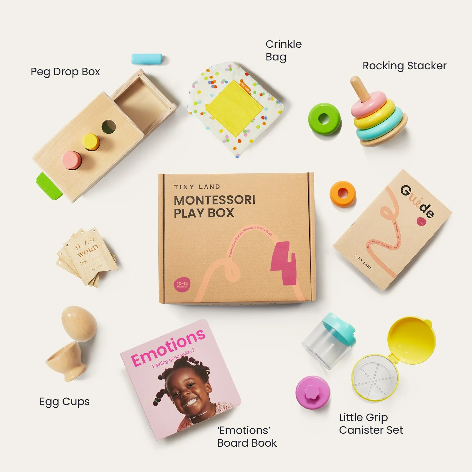 Tiny Land® Montessori Early Skills Baby Set(7–12 months) - Image 10