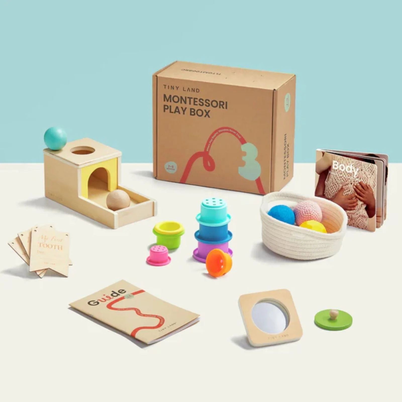 Tiny Land® Montessori Early Skills Baby Set(7–12 months) - Image 2