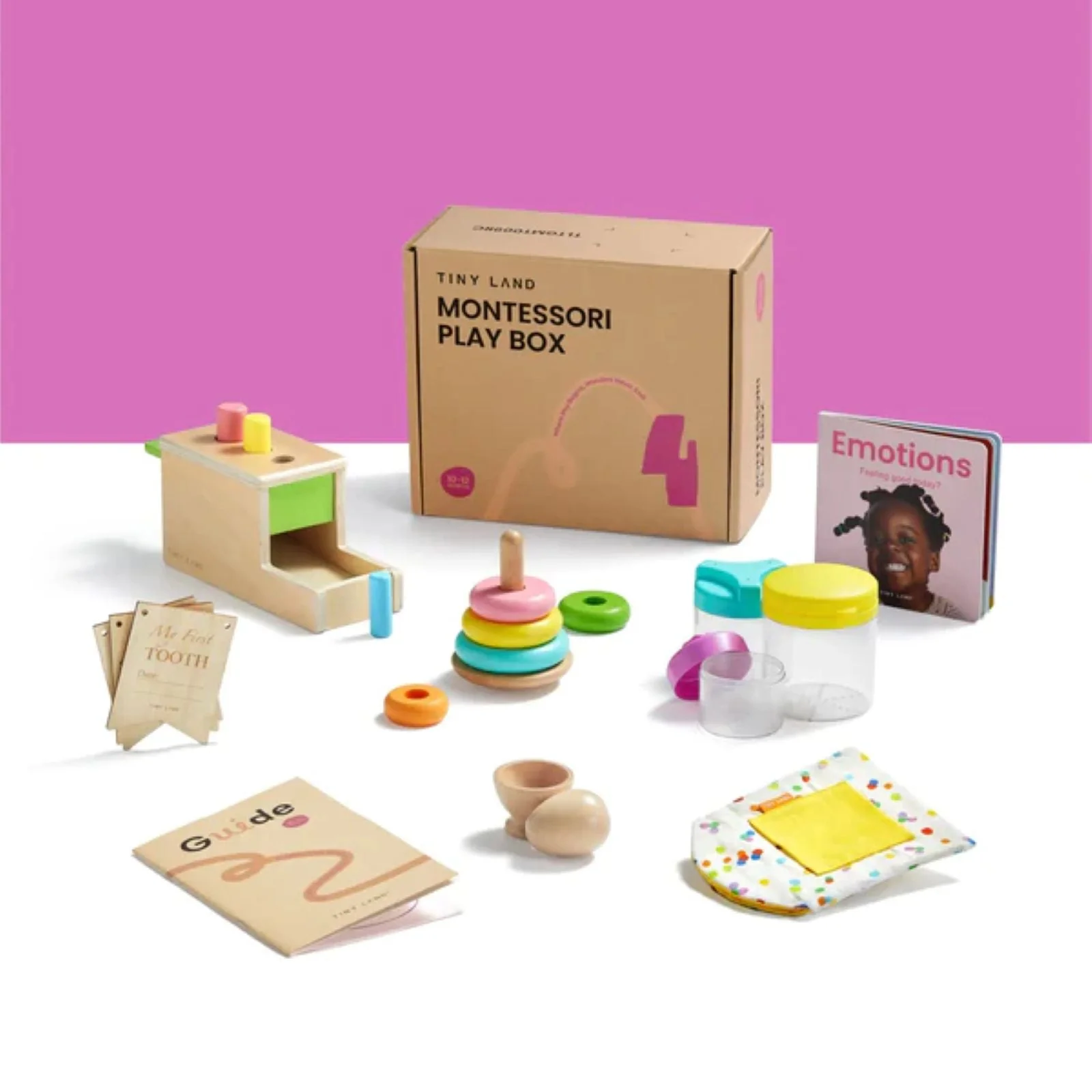 Tiny Land® Montessori Early Skills Baby Set(7–12 months) - Image 3