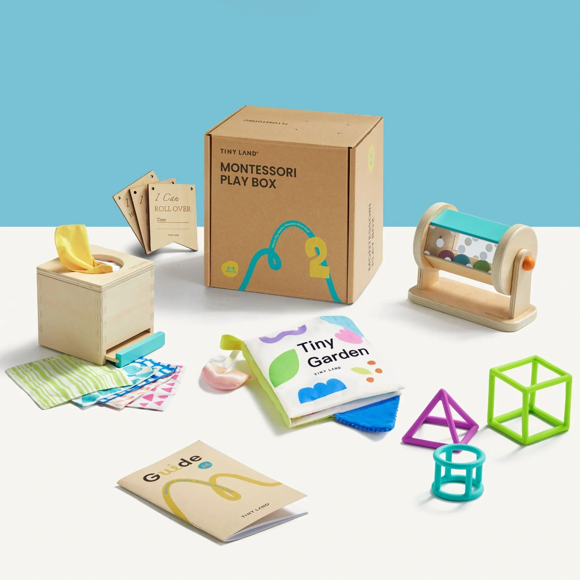 Tiny Land® Montessori Sensory Beginnings Baby Set(0–6 months) - Image 6