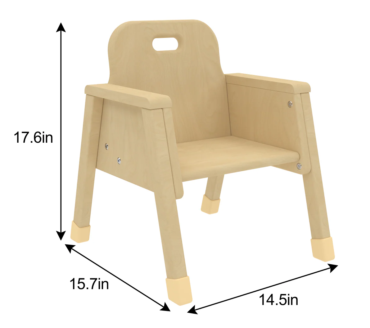 Toddler Chair - 8" Seat Height - Image 6