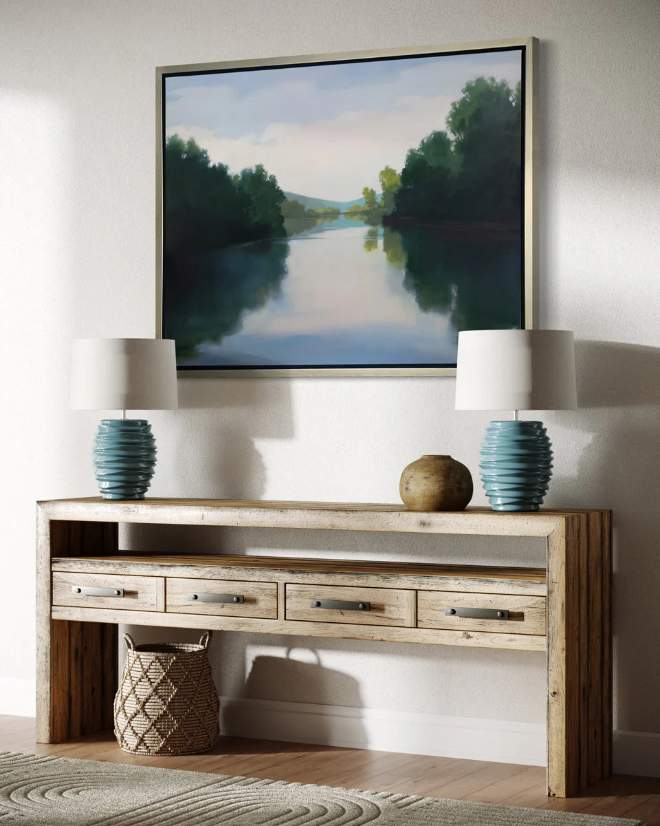 Touching Water - Open Edition Canvas Print - Image 3