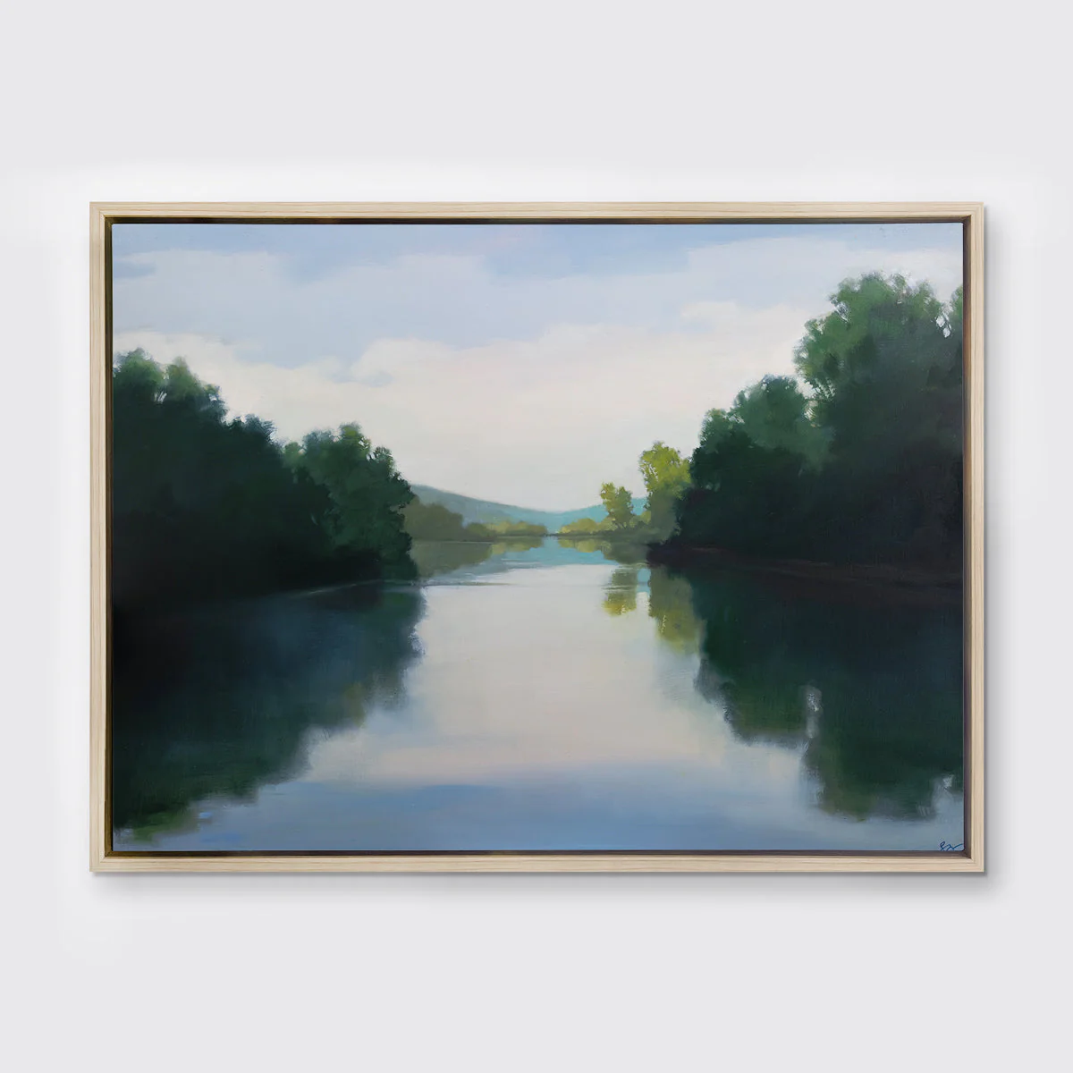 Touching Water - Open Edition Canvas Print - Image 4