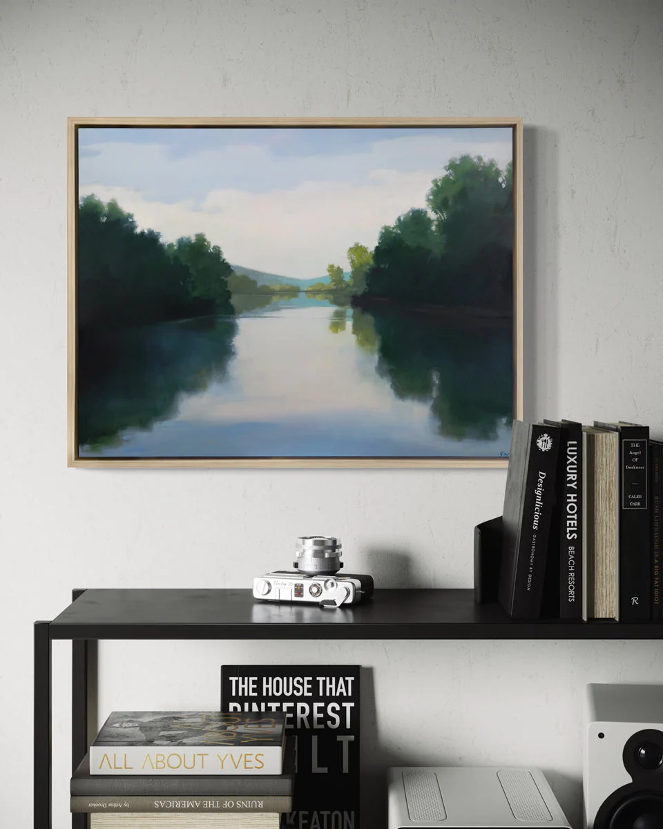 Touching Water - Open Edition Canvas Print - Image 5